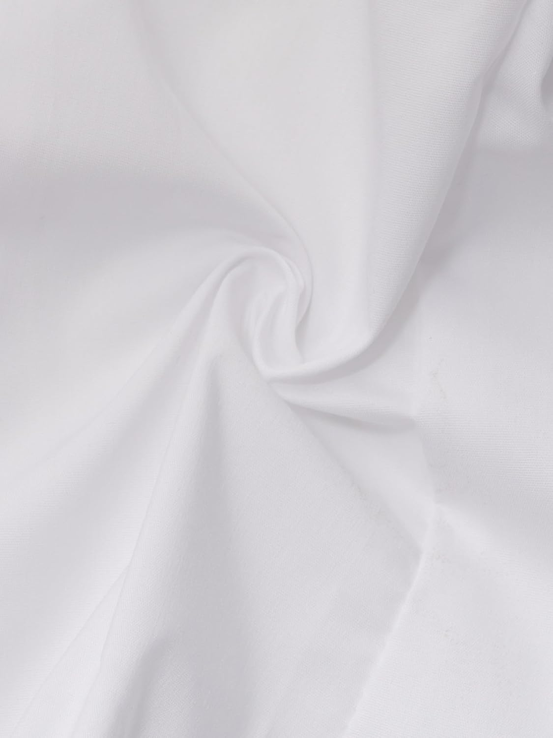 SUNNOW Women'S White Wrap Blouse Shirt V-Neck Spread Collar Self Tie Belt Long Sleeve Top image number 3