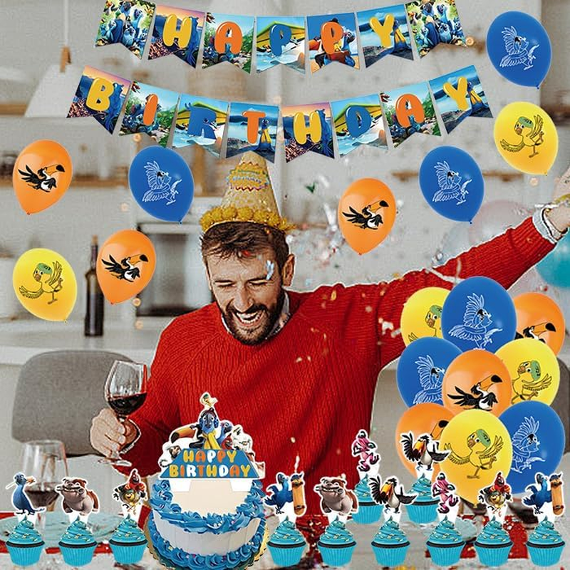 Decorative Birthday Rio Birthday Decoration Rio Balloons Rio Birthday Balloons Rio Party Decoration Rio Birthday Garland Rio Cake Topper image number 6