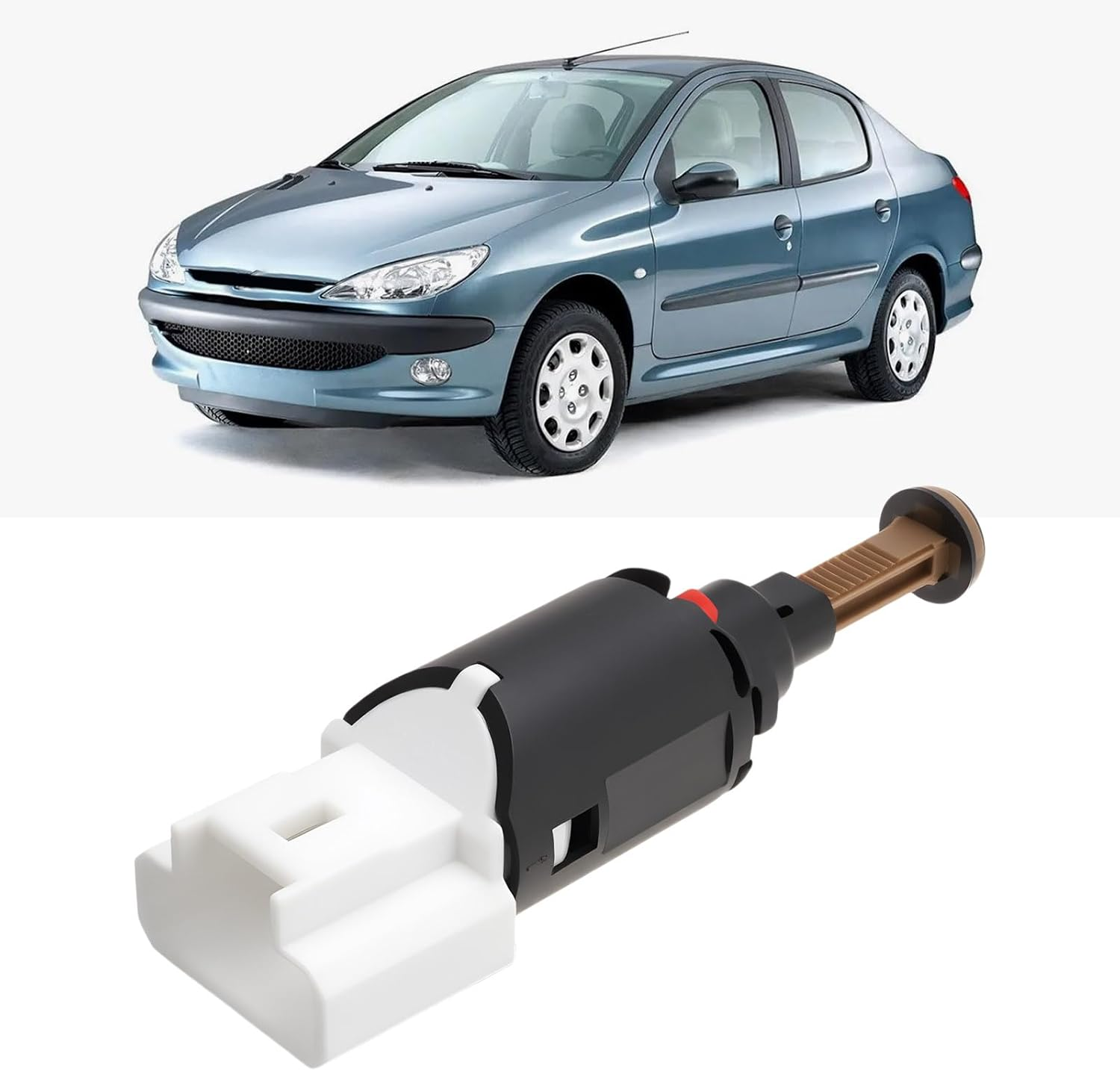 Car Brake Light Switch Button 9643478880 Compatible with Peugeot 206 307 SW image number 5