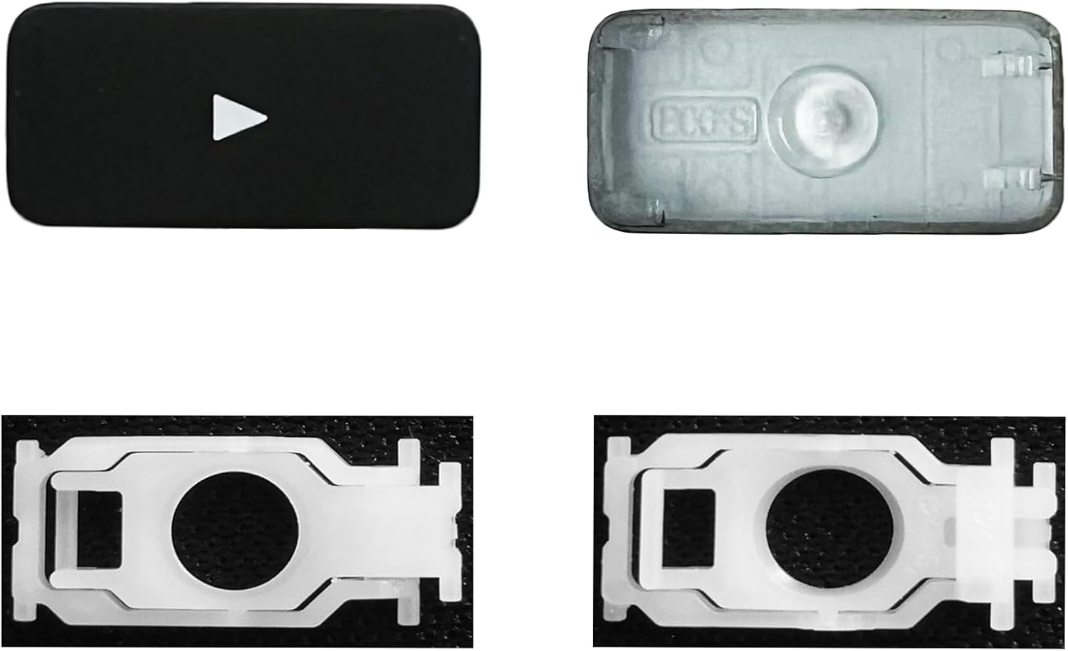 MACSEEJI Replacement Right Arrow Keycap Key Scissor Clip Hinge for Macbook Pro/Air A2681 A2941 A2779 A2780 A2991 A2992 A2918 A3113 A3114 M2 M3 Pro/Max 2022-2023 Right Arrow Keycap (Black.) image number 4