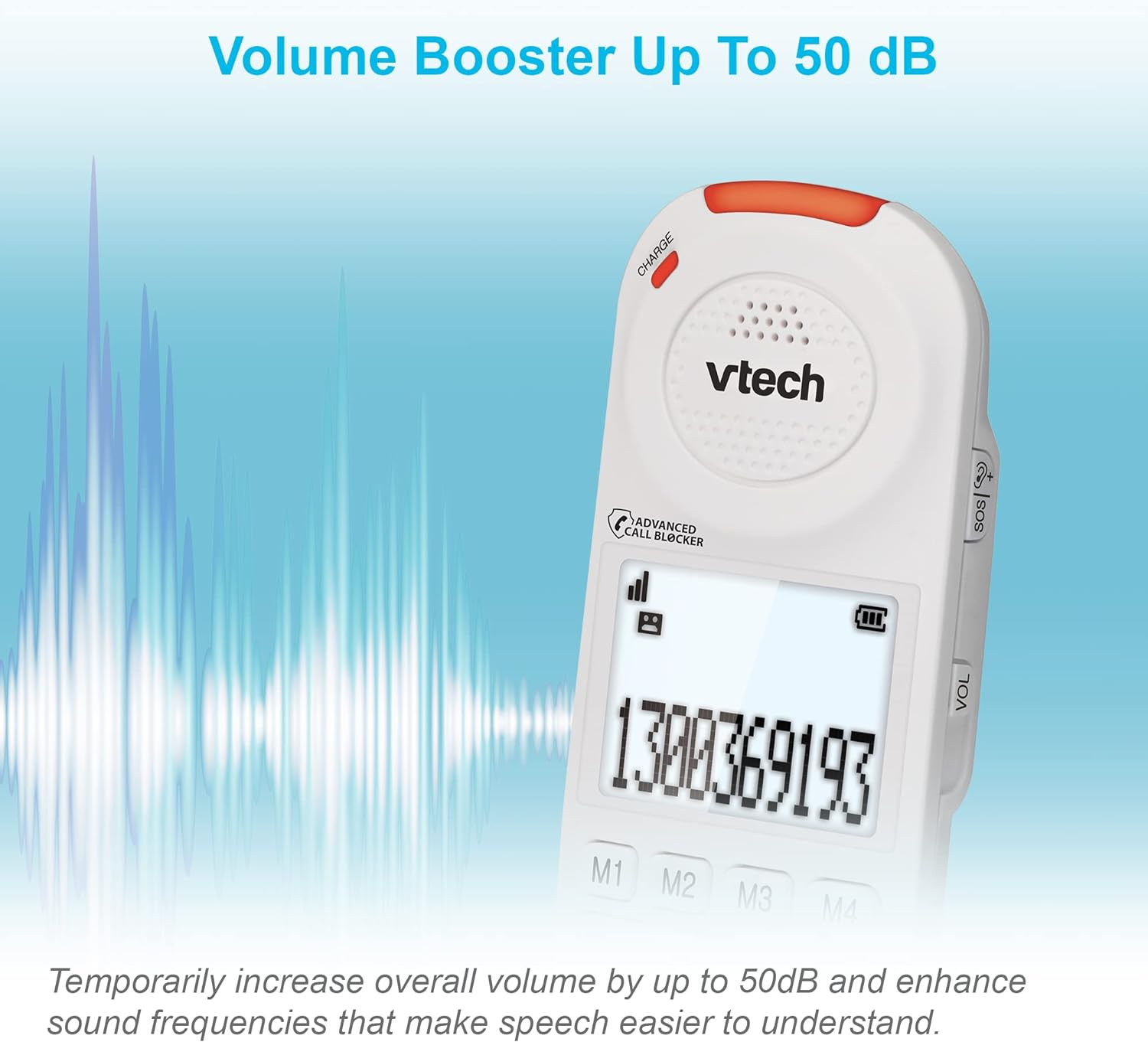 Vtech Executive Dual Keypad Cordless Bundle - NBN Ready Phone System - Cordless Deskset plus 2 Cordless Handsets