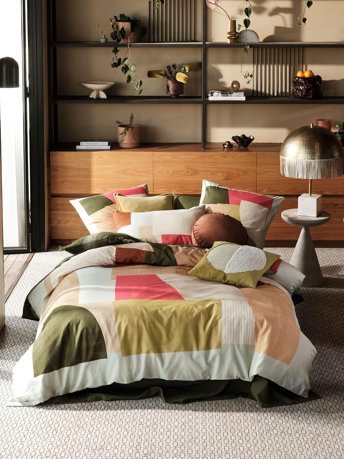 Linen House Doja Multi Queen Quilt Cover Set image number 2