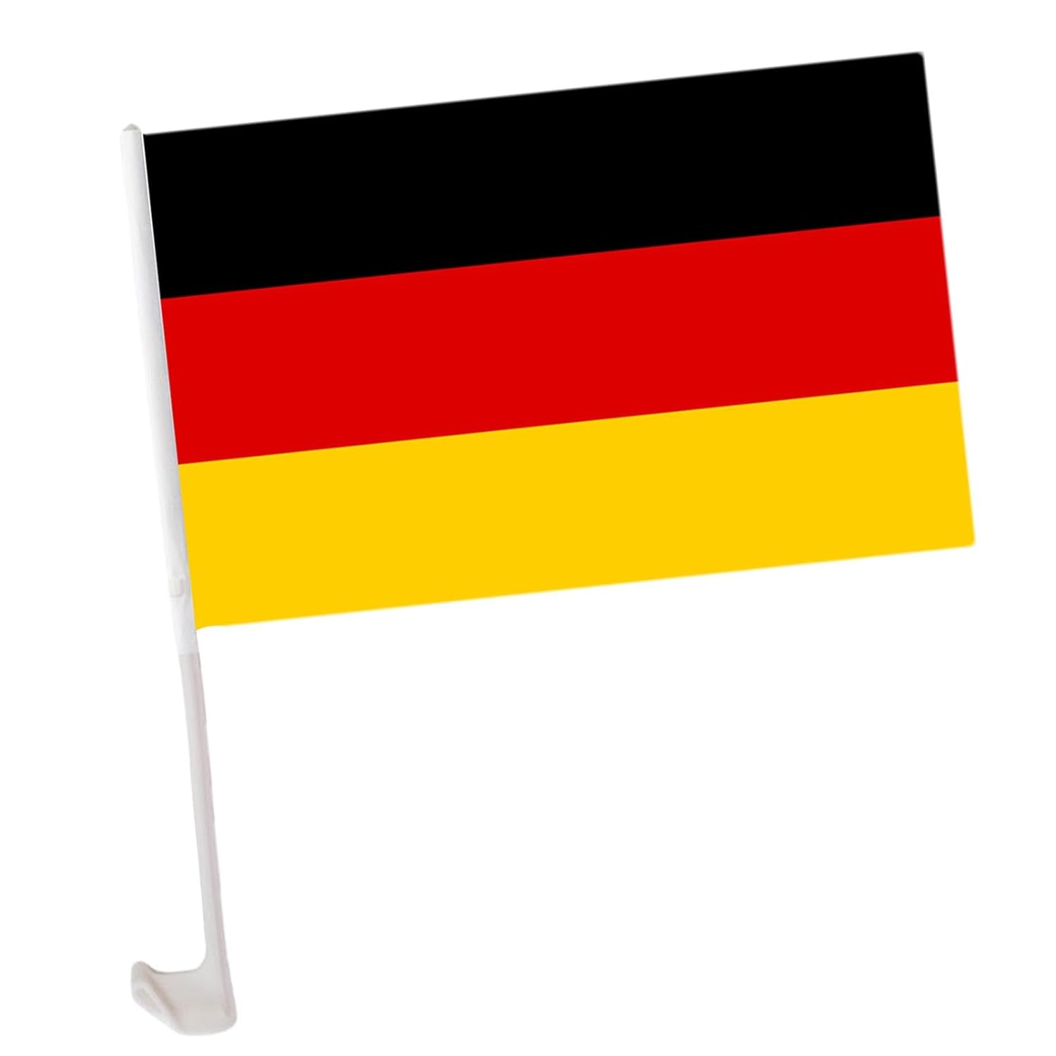 Car Window Flag, Car Flag, Small German Car Flag Banner 1X1.5Ft | Windproof Car Flag for Window, Germany Party Decoration, Outdoor Flag for Sports Fans, Soccer Tournament Events image number 6
