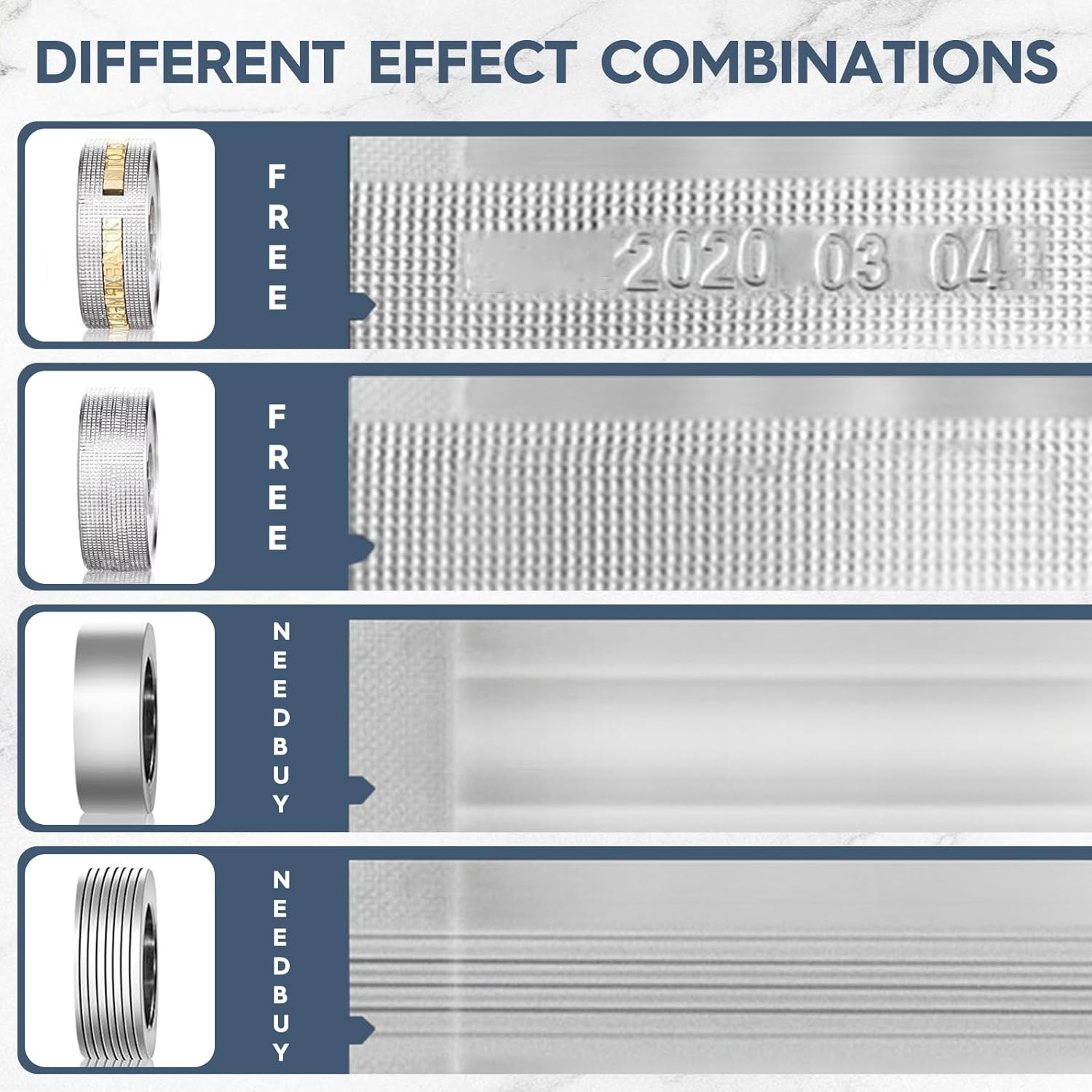 JUMEIYP Auto Bag Band Sealing Machine, Commercial FR-900 Horizontal Continuous Plastic Bag Sealer with 0-12M/Min Adjustable Sealing Speed image number 3