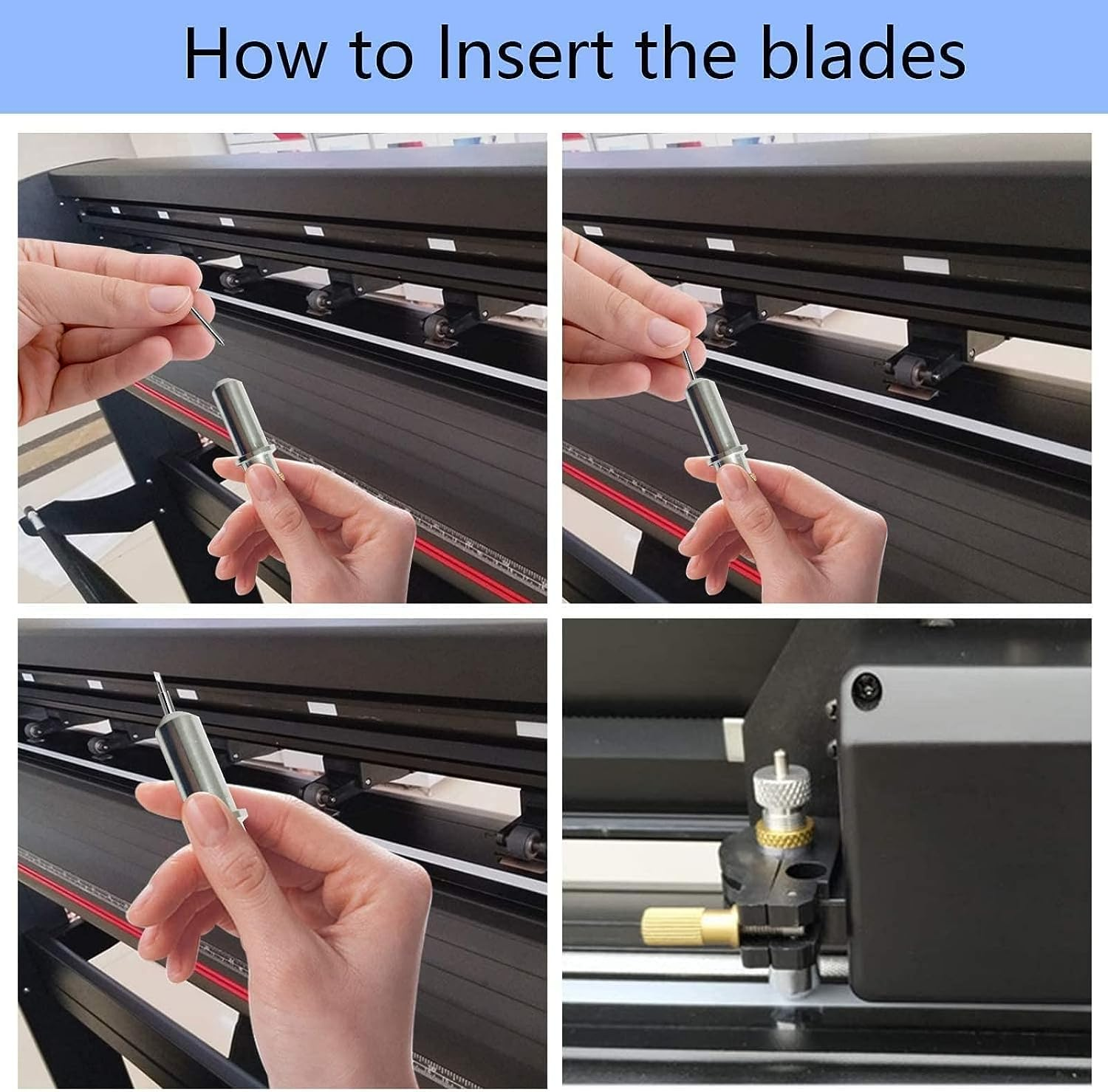 40 PCS Replacement Blades for Cricut Explore Air 2 - Cut Vinyl and Fabric with 20P 45&deg;, 10P 30&deg;, and 10P 60&deg; Blades image number 2