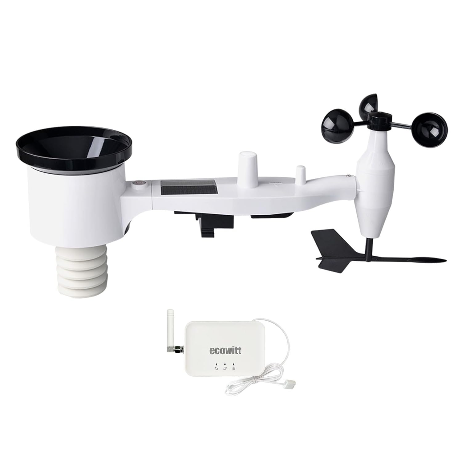 Ecowitt GW3000 Wi-Fi & Ethernet Weather Station Gateway, with Built-In Temperature, Humidity and Barometric Sensors with SD Card Port,433 Mhz image number 5