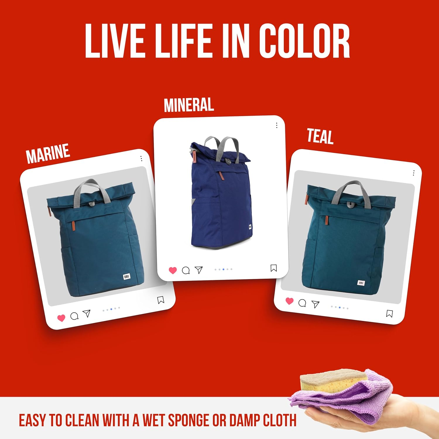 ORI LONDON Finchley a Large Recycled Canvas