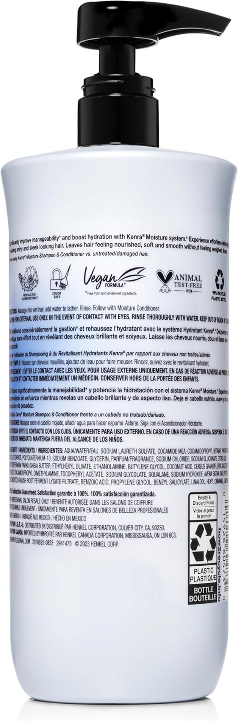 Moisture Shampoo by Kenra for Unisex - 33.8 Oz Shampoo image number 5