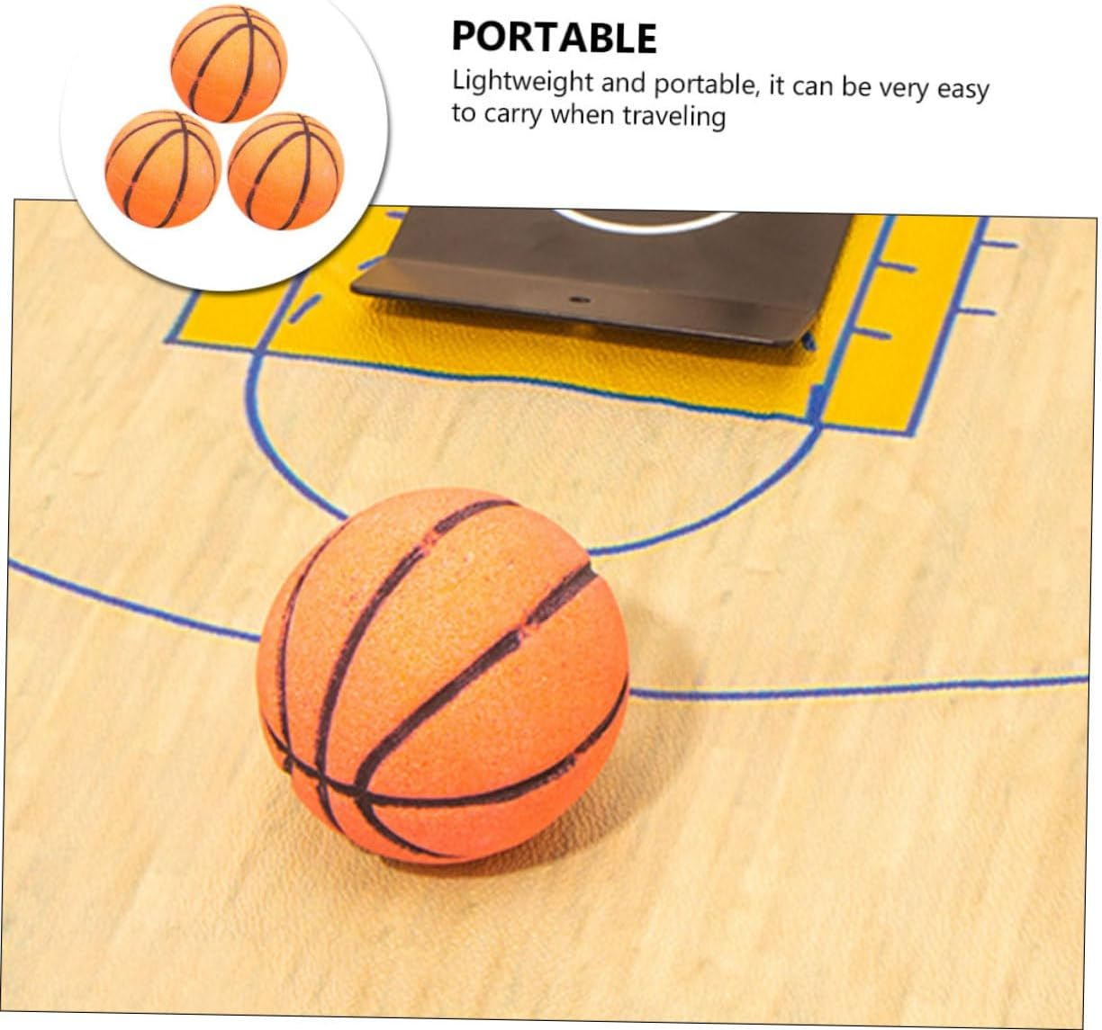 Ipetboom 3Pcs Boys and Girls Bath Salt Balls Basketball Aromatherapy Bubble Bathing Balls image number 2