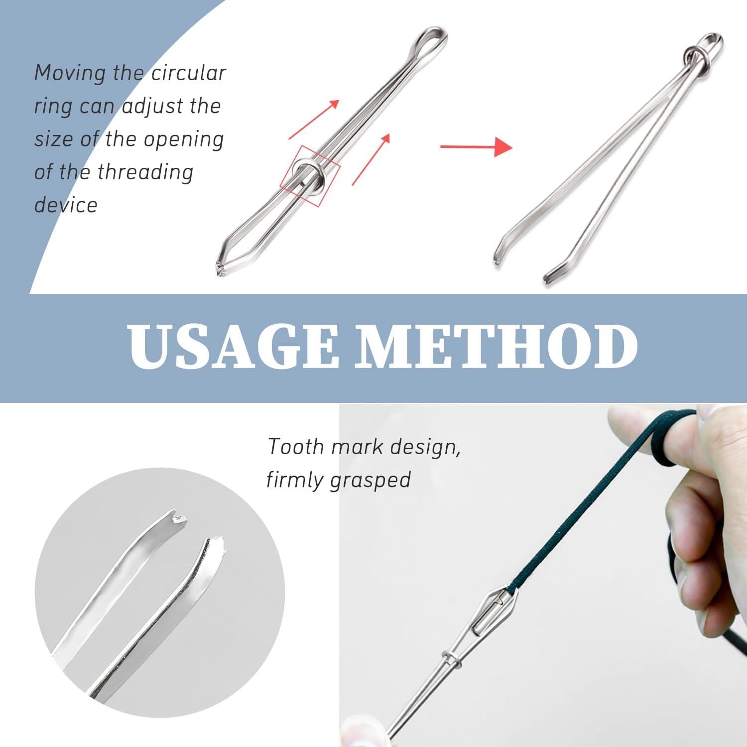 TORMEN Replacement Drawstrings Drawcords 51IN Cotton Drawstring Cord with Easy Metal Threader Adjustable Easy to Install Perfect for Hoodies Activewear(2Pcs Black Flat+Silver)