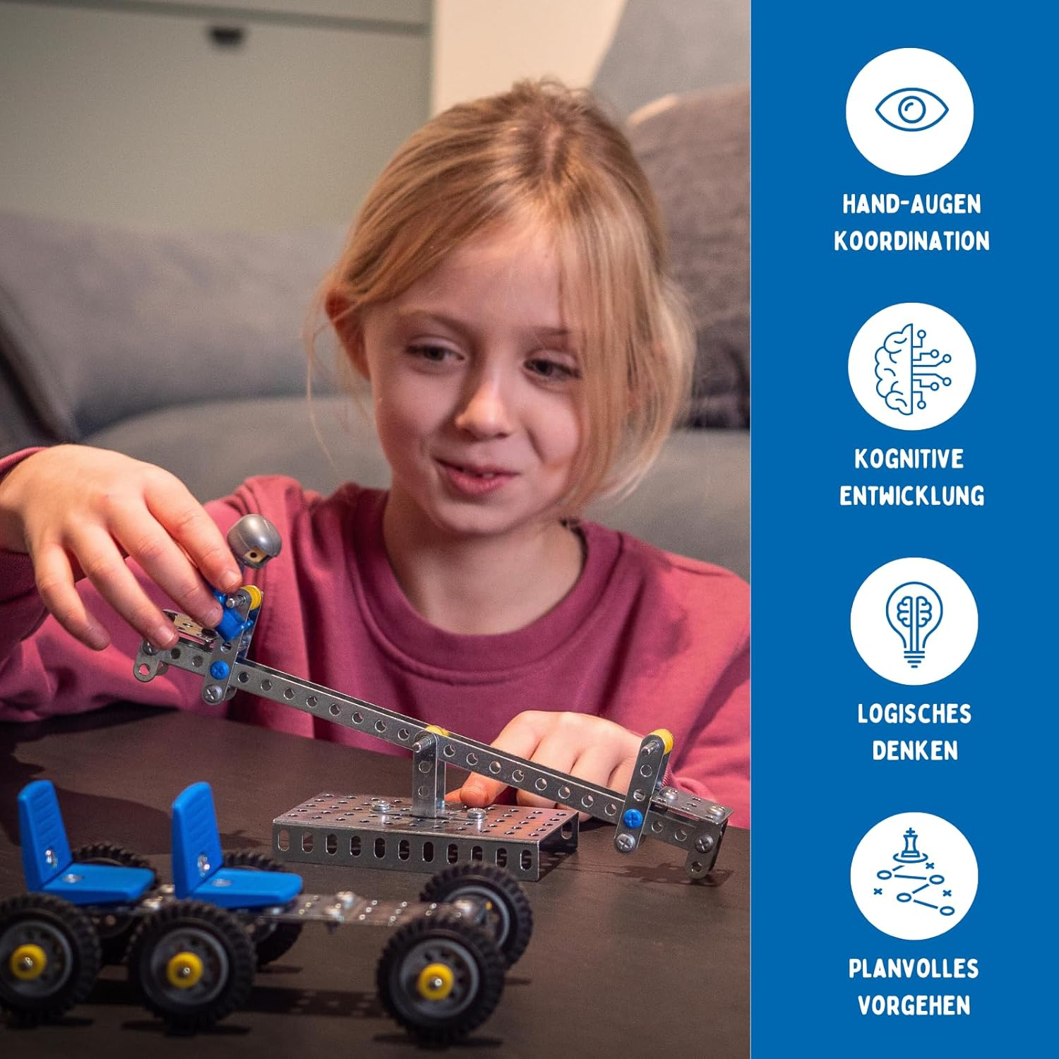 Eitech 10006-C06 6 - Metal/Base Construction Kit, 270 Pieces image number 1