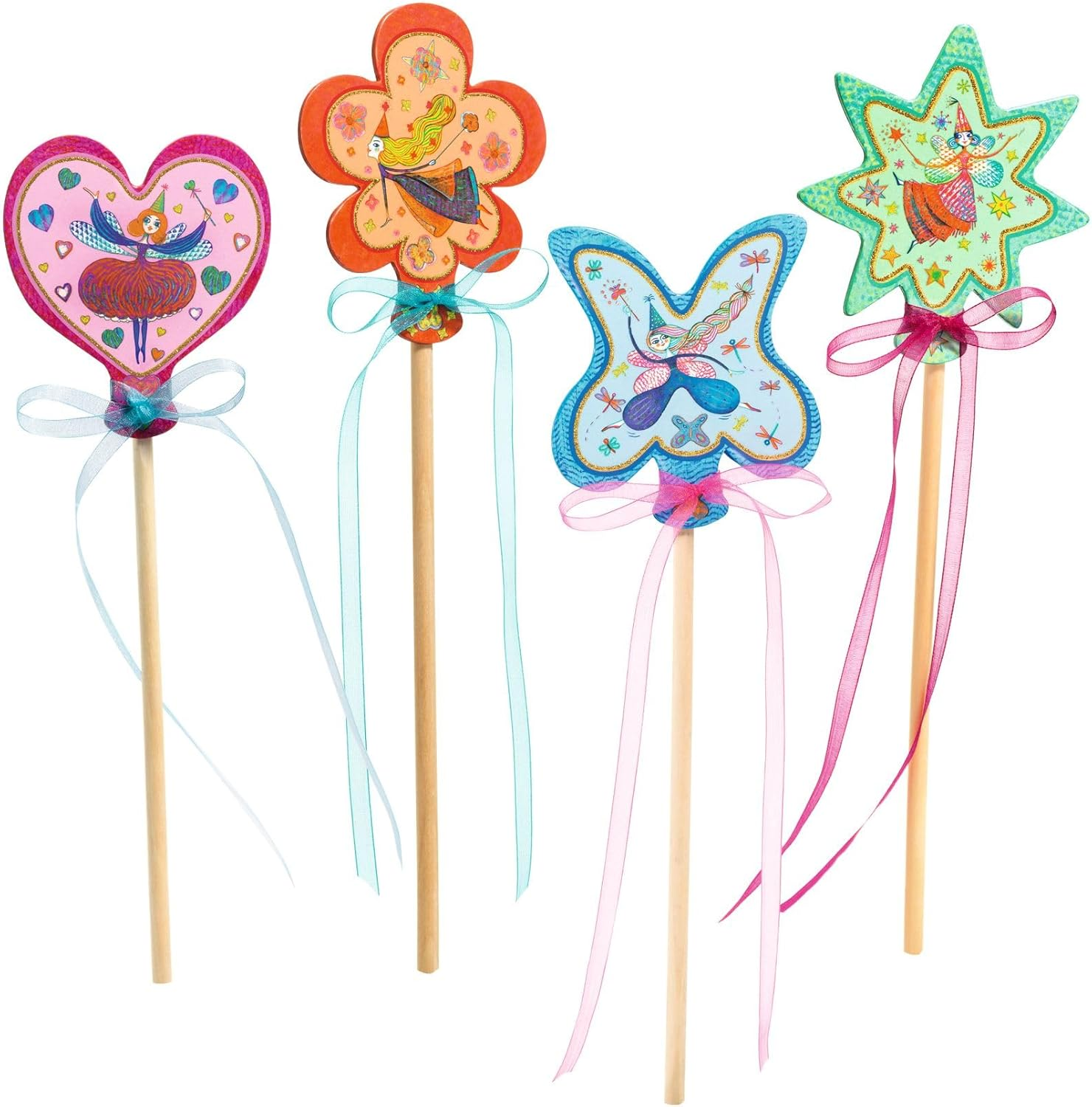 DJECO Little Fairies Magic Wand Craft Kit image number 5