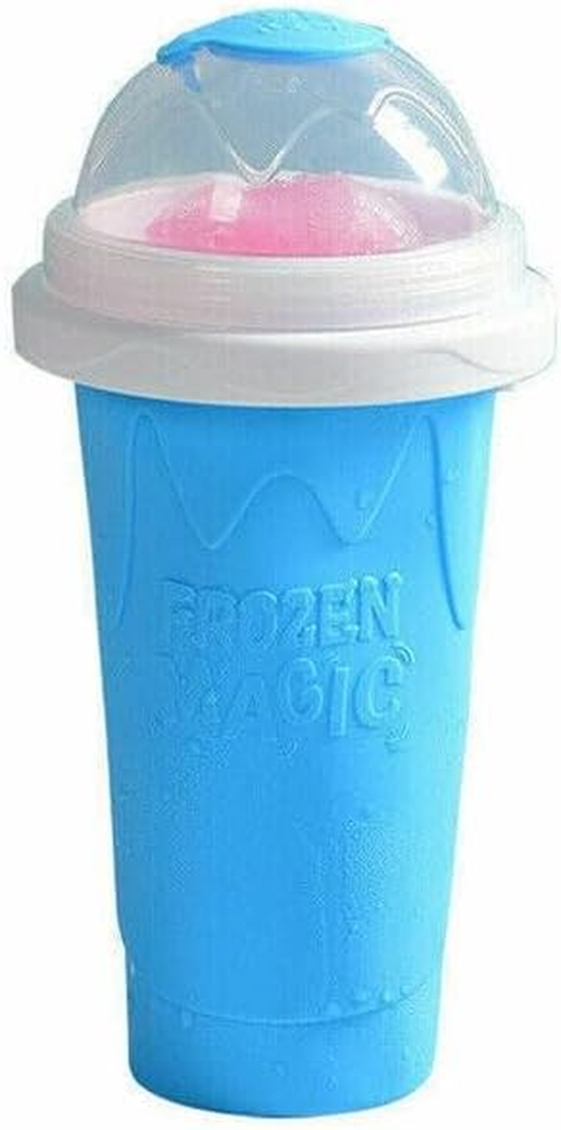 AIMALL Magic Quick Freeze Slushie Cup - Versatile Squeeze Milkshake & Ice Cream Maker for Refreshing Treats 4.1 X 8.3 Inches