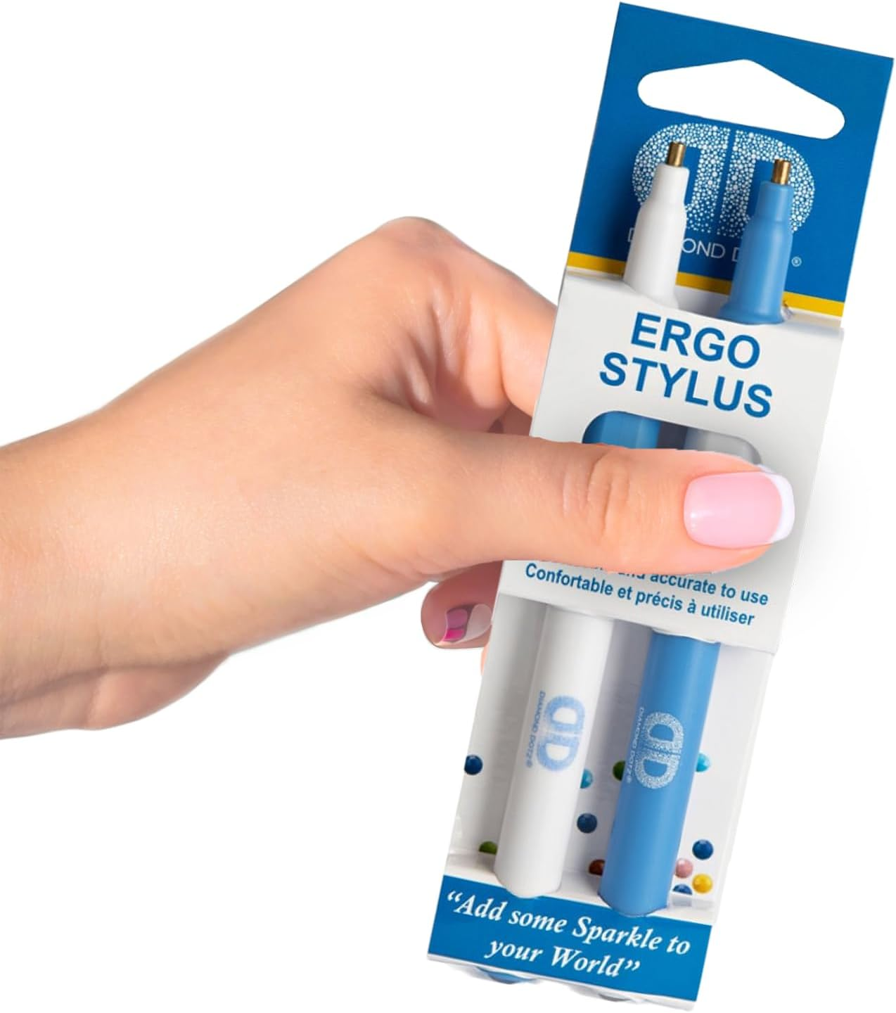 Pracht Creatives Hobby Freestyle Ergo Stylus Set of 2 2 Ergonomically Shaped Applicator Pencils Accessories for Creating Creative Diamond Dotz Designs image number 2