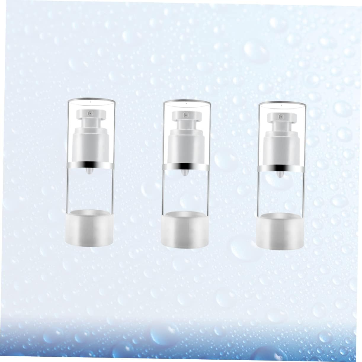 HONMEET Portable Mini Sunscreen Spray Bottles Press Pump 15Ml Reusable Travel Set