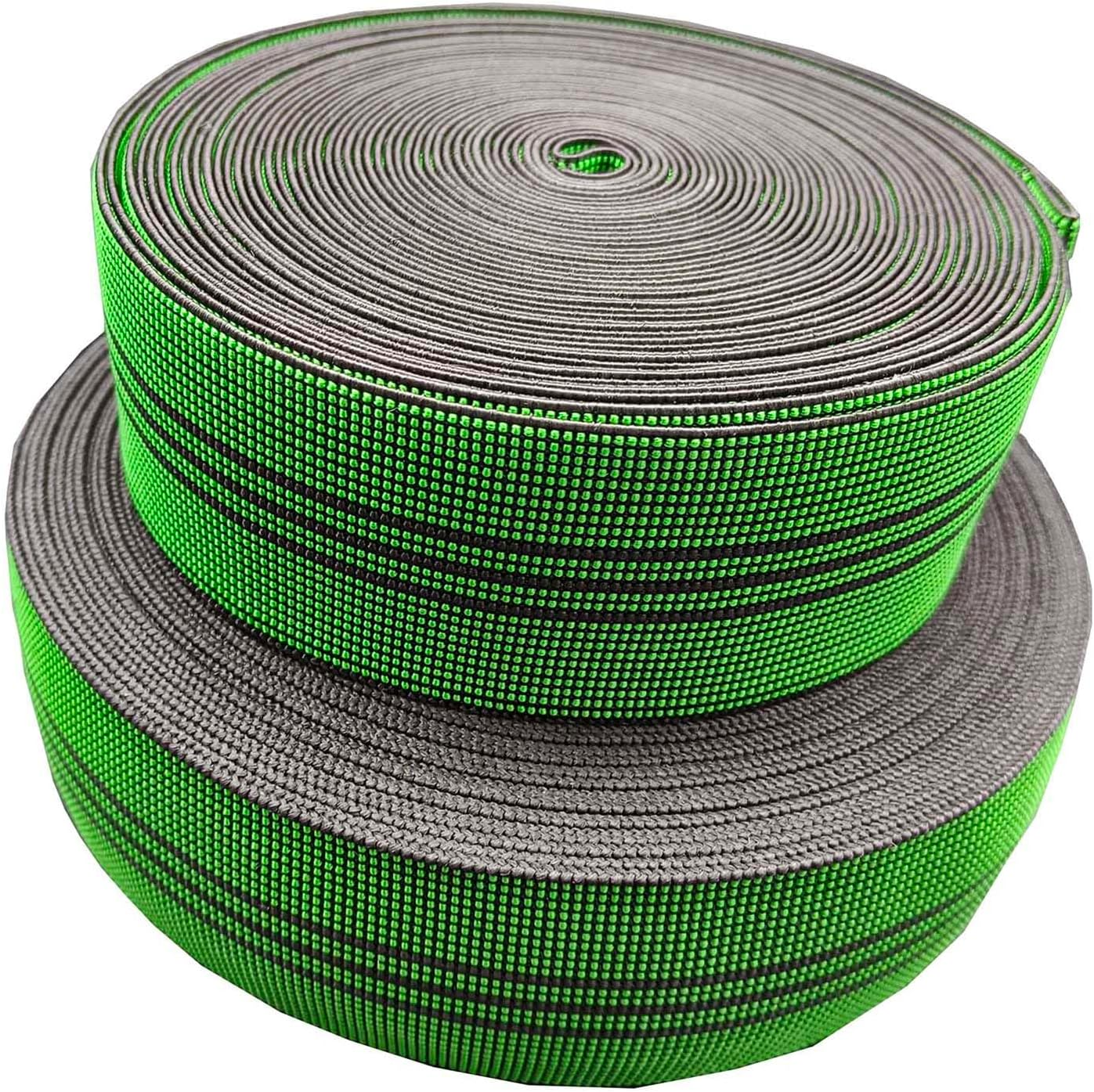 Upholstery Webbing Chair Couch Material Replacement,Elastic Webbing Latex Band, Stretchy Spring Alternative, Furniture Repair DIY Elasbelt 2" Wide (10M/32Ft) image number 1