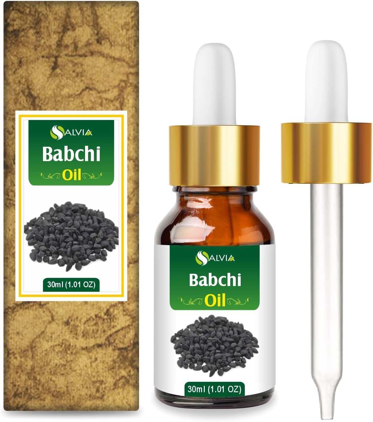 BABCHI OIL (PSORALEA CORYLIFOLIA) 100% NATURAL PURE CARRIER OIL 30ML image number 3