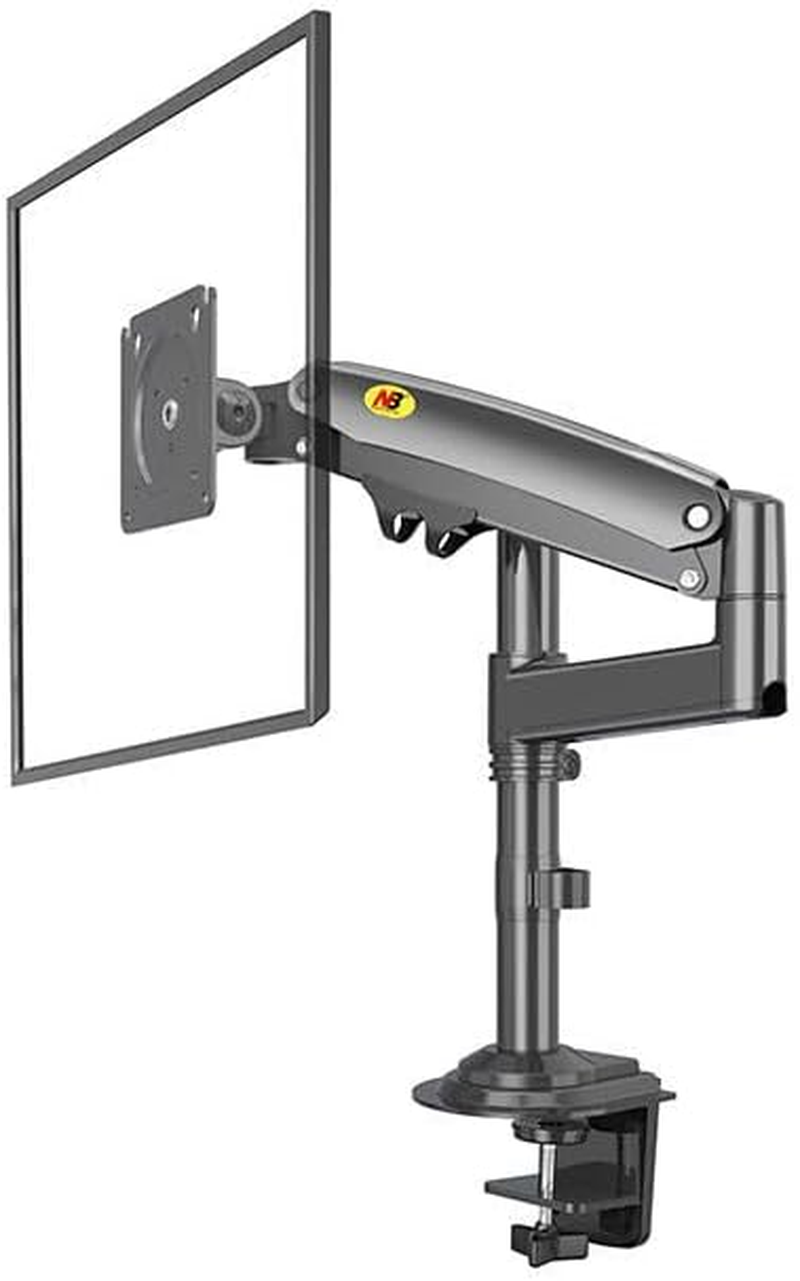 NB North Bayou Monitor Desk Mount Stand Full Motion Swivel Monitor Arm Gas Spring for 17''- 30'' Computer Monitor from 2Kg to 9Kg-H100 Gunmetal image number 1