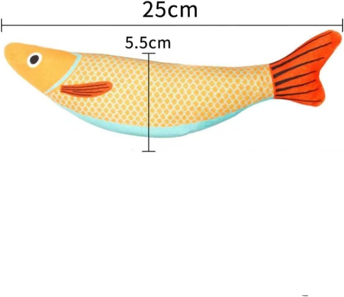 Cat Toys Saury Fish, 3 Pack, Catnip Crinkle Sound, Soft and Durable, Interactive Kitten Kicker for Indoor Kitty Exercise 9.4 Inches for All Breeds image number 6