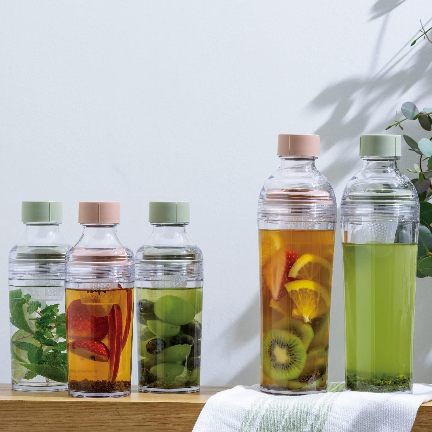 Hario Cold Brew Tea Bottle, 400Ml, Smoky Green