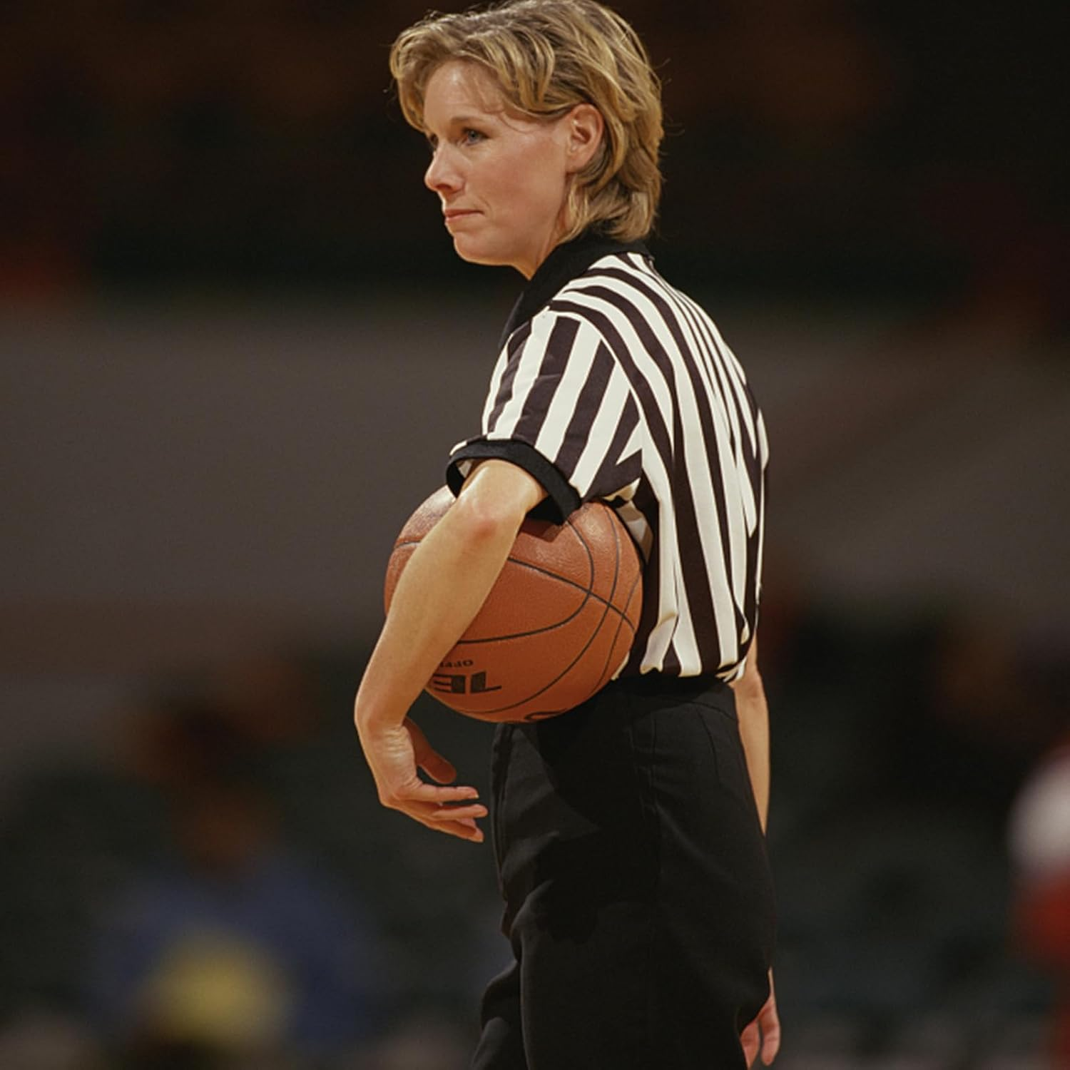 Women'S Referee Shirt Official Black and White Stripe Ref Umpire Jersey for Basketball Football Halloween Costume