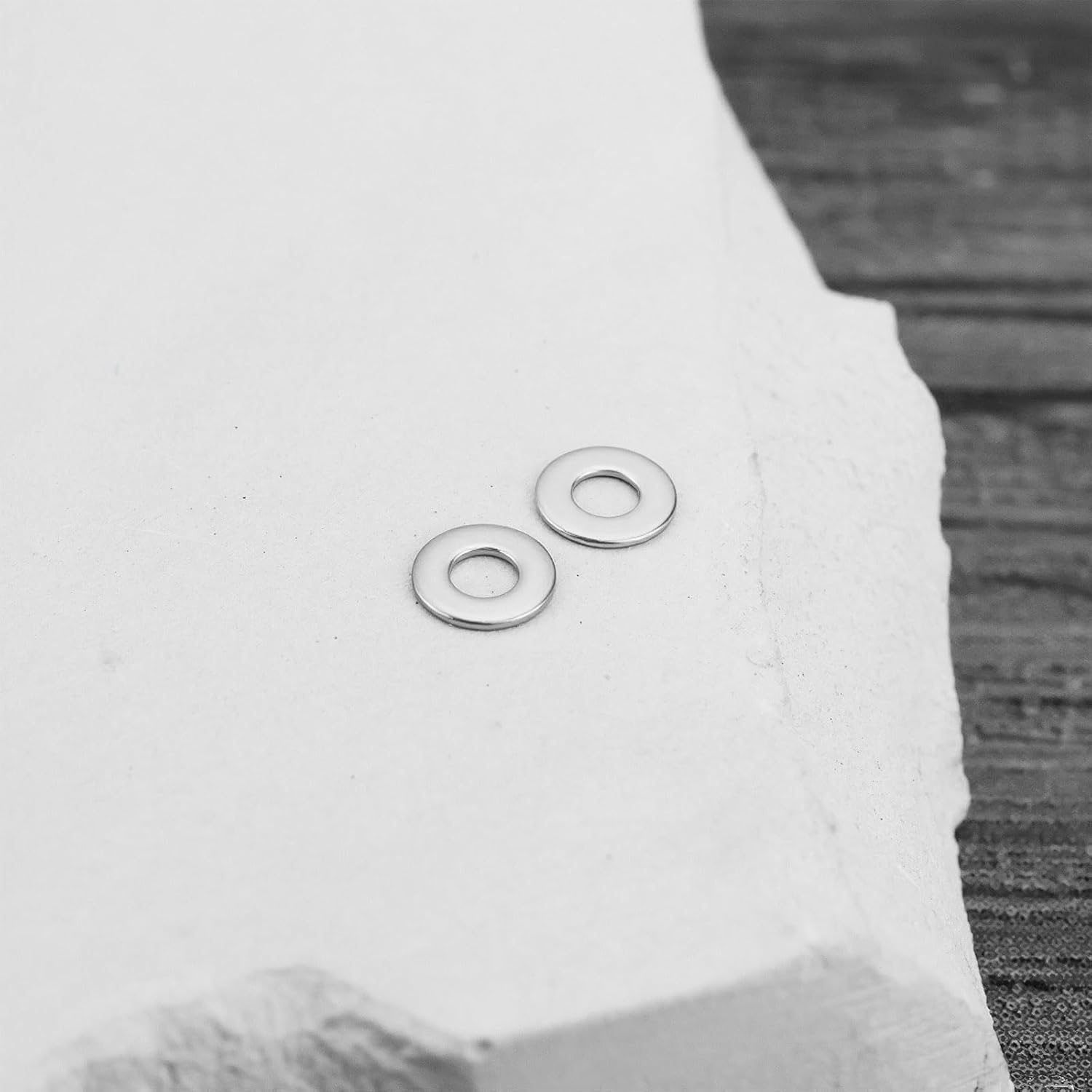 Briny River 200Pcs M1.6 Stainless Steel Sealed Flat Washer for Industry Furniture Screws Computer 1.8X4X0.35Mm image number 5