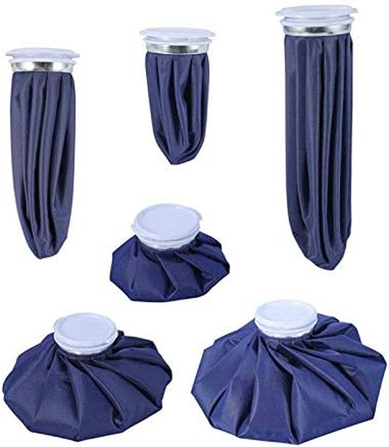 3 Pack Hot & Cold Reusable Ice Bags,First Aid Ice Bag, Soft, Flexible Waterproof Portable Ice Bag for Sports Injuries, Sprains, Strains, Swelling, Headache, Etc. (S+M+L) image number 1