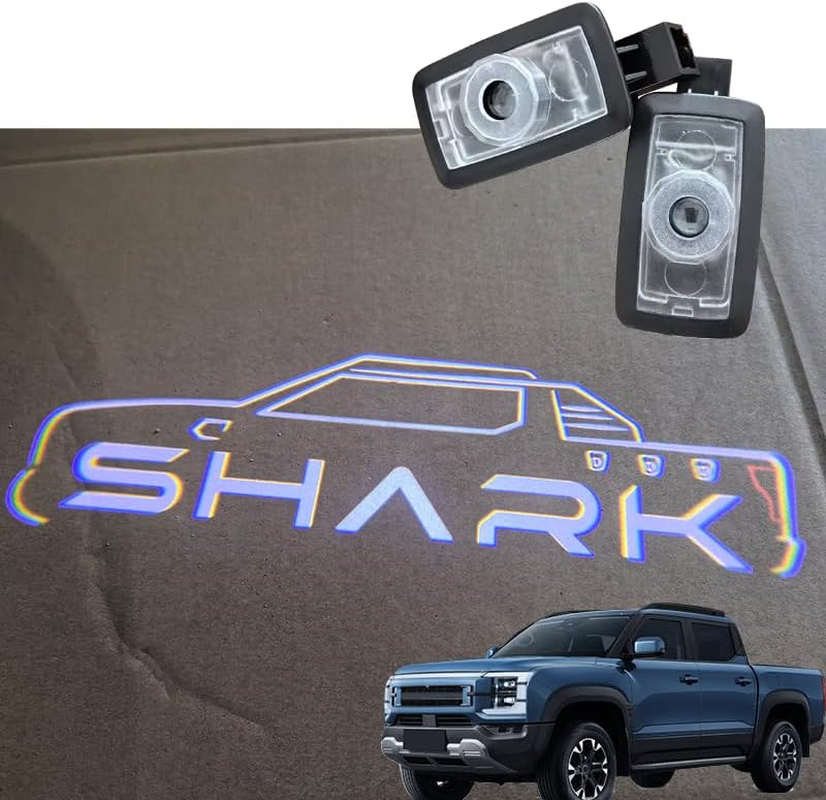 For BYD Shark 6 Door Welcome Light Projector Shark 6 Model LED Accessories Projection Door Welcome Light - Easy to Install, Plug and Play Design (2 Piece Set) image number 4
