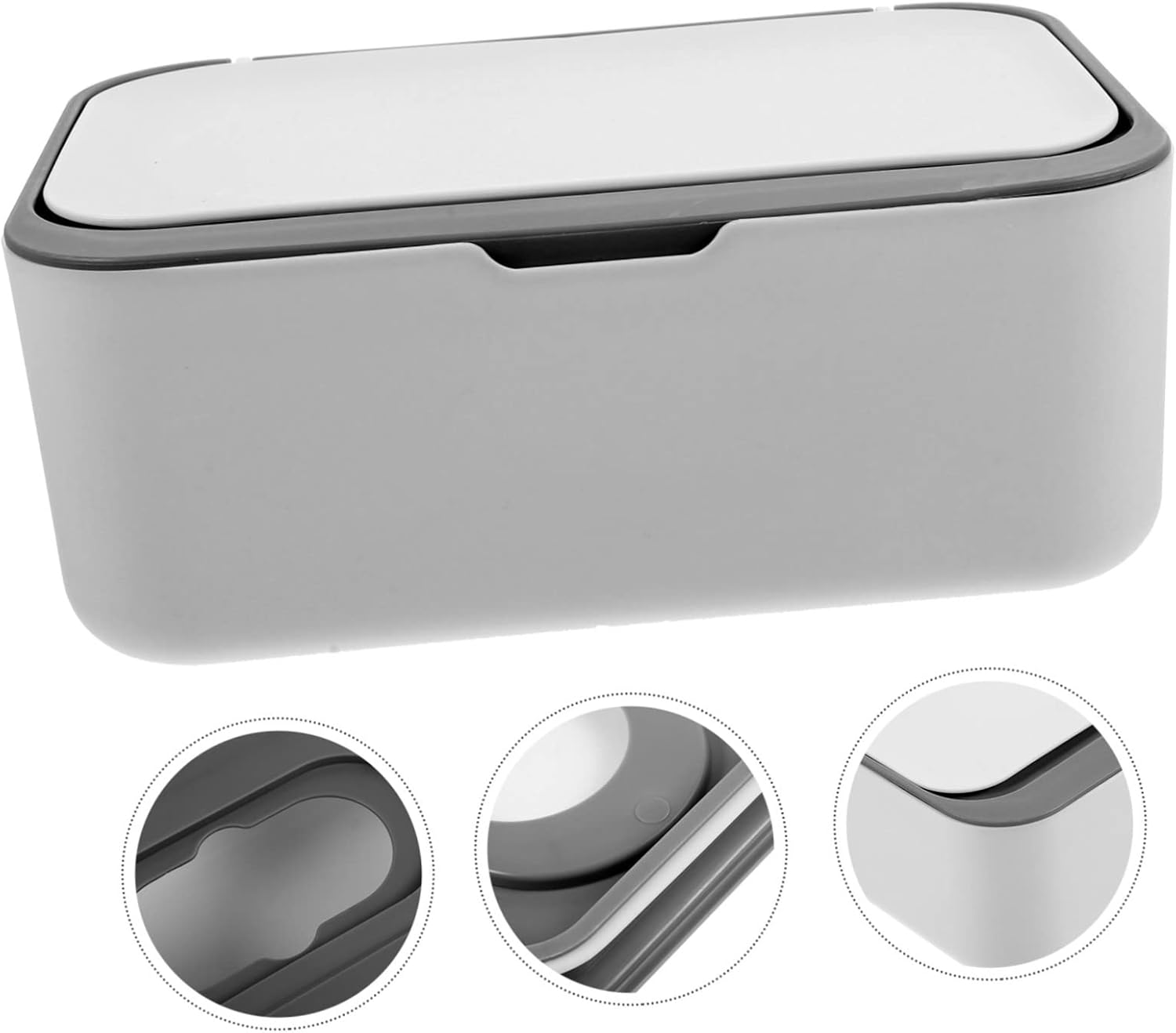 Portable Wipes Box Travel Toiletries Case Wipe Dispenser for Home Office image number 1