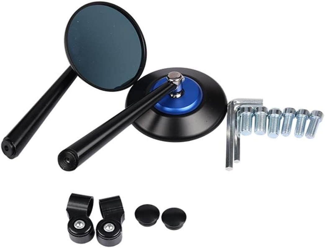 For Super Soco Ts Lite Tsx Tc Max Pro Accessories Motorcycle Retro round Rearview Mirror Handlebar Rear View Side Mirrors Parts image number 3