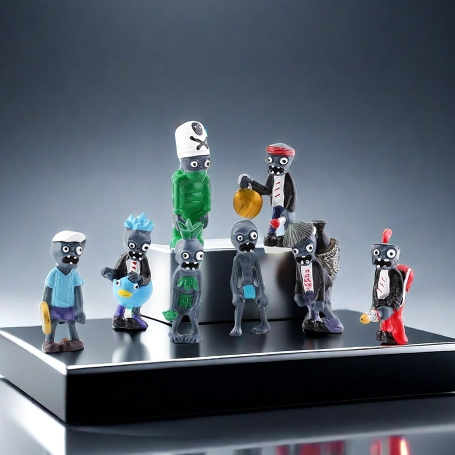 17 PCS Plants VS Zombies Toys Set Figurines Series Plush PVC Toys New, Great Gifts for Kids and Fans, Birthday and Party image number 4