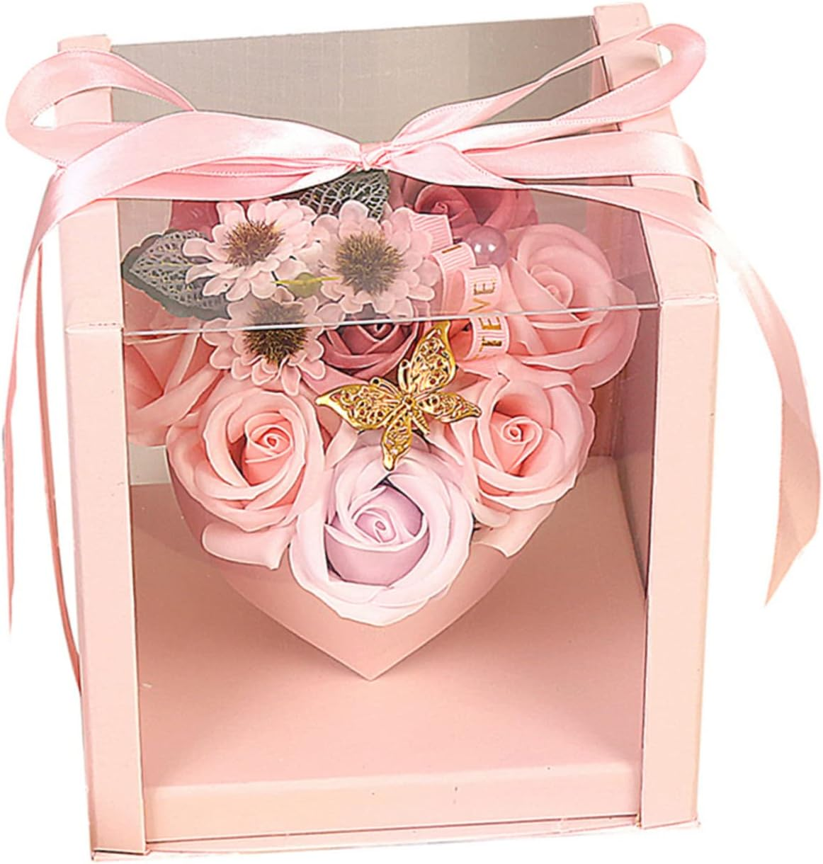 Hohopeti Scented Soap Flower Box Soap Petals for Mother'S Day Birthday Spa Decorative Floral Bath for Women for Relaxation and Pampering image number 1