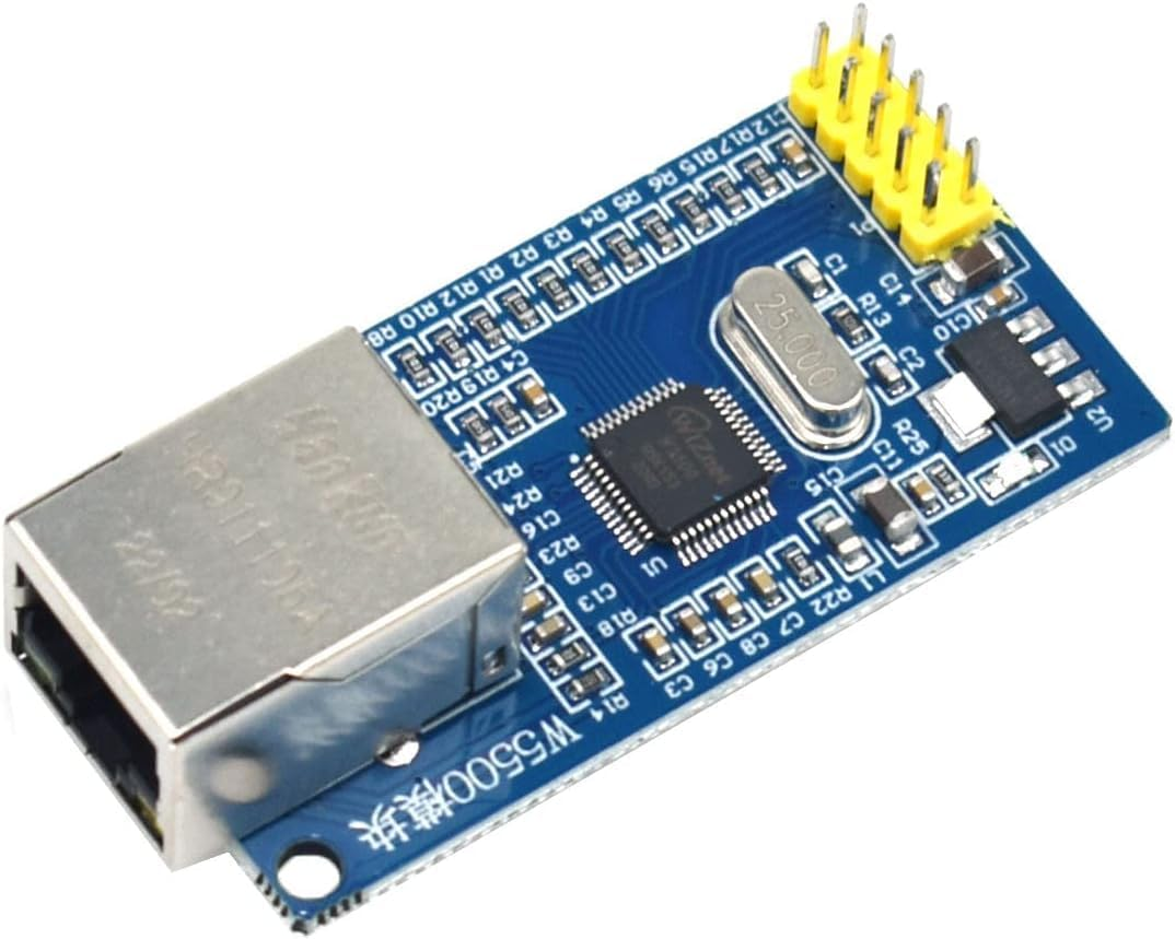 2Pcs W5500 Ethernet LAN Network Module Support TCP/IP51/STM32 Microcontroller Program with 32K Bytes SPI 3.3V/5V over W5100 image number 1