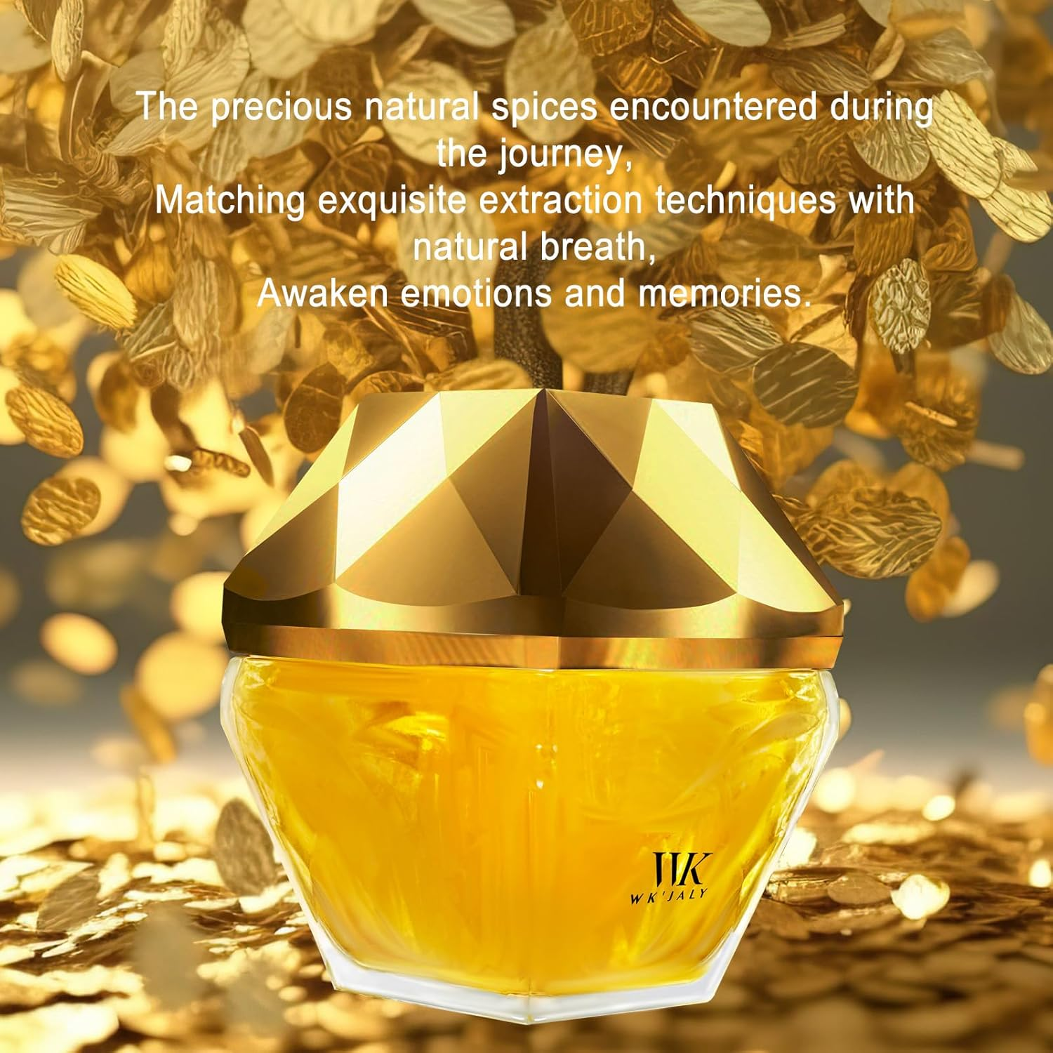 WK JALY Women Eau De Parfum Vaporisateure Natural Spray, with Notes of Violet, Orange Blossom, Musk, Cedar, Amber, Sandalwood, 100Ml image number 2