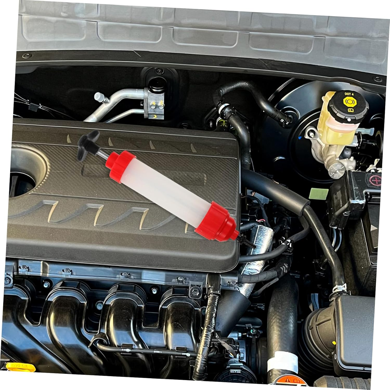 GLEAVI Fluid Extractor Pump for Automotive Oil and Brake Fluid Changes with Easy Operation Essential Tool for Diy Mechanics image number 1