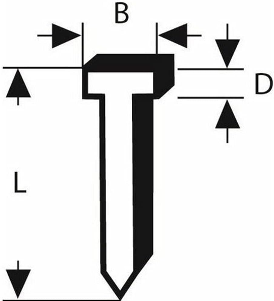 Bosch Professional 1609200376 Nail Type 47, Silver, 1.8 X 1.27 X 16 Mm image number 4