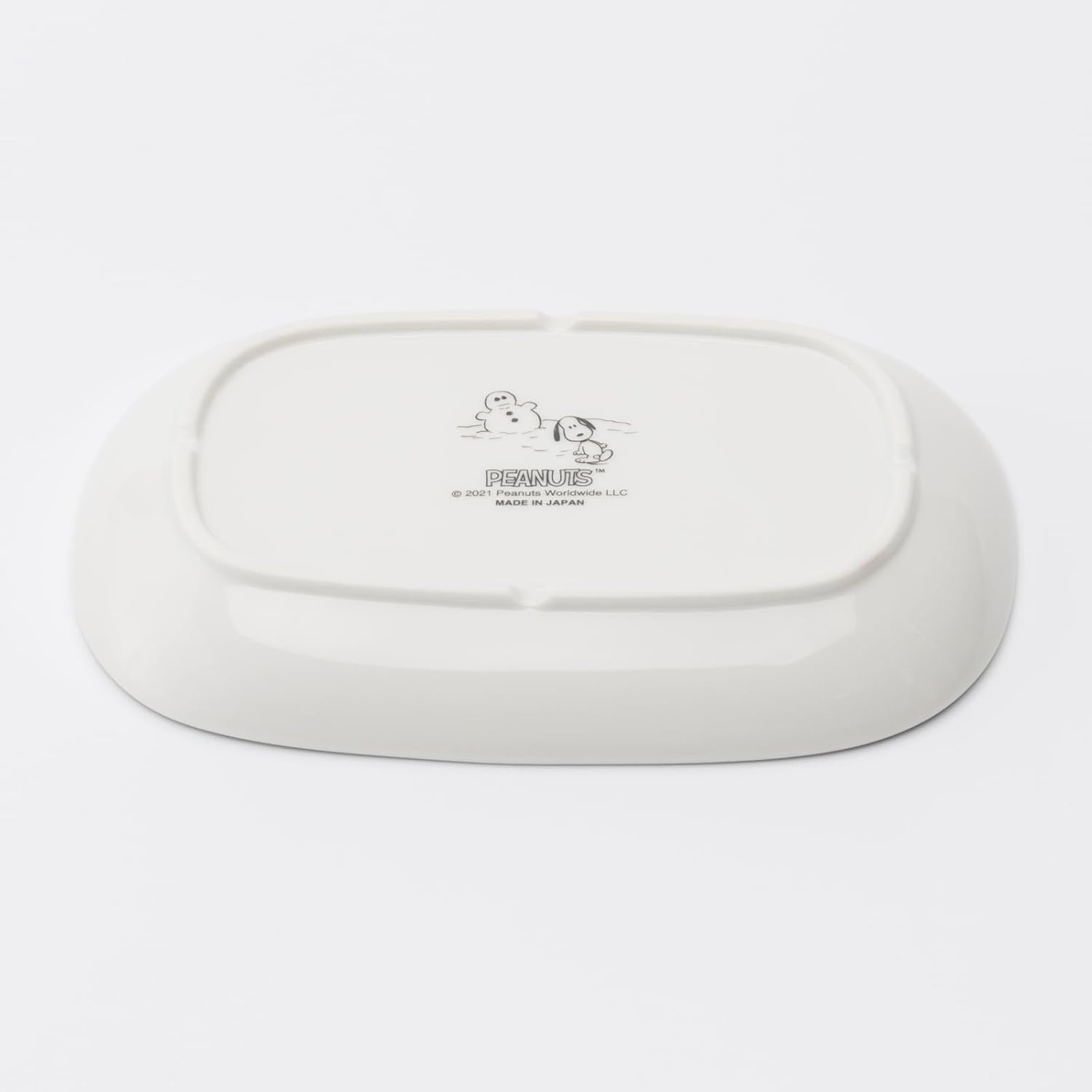 Peanuts 885488 Japanese Dinner Plate, Platter, Oval Plate, Width 7.5 X Depth 5.1 Inches (19 X 13 Cm), Microwave, Dishwasher Safe, Made in Japan image number 6