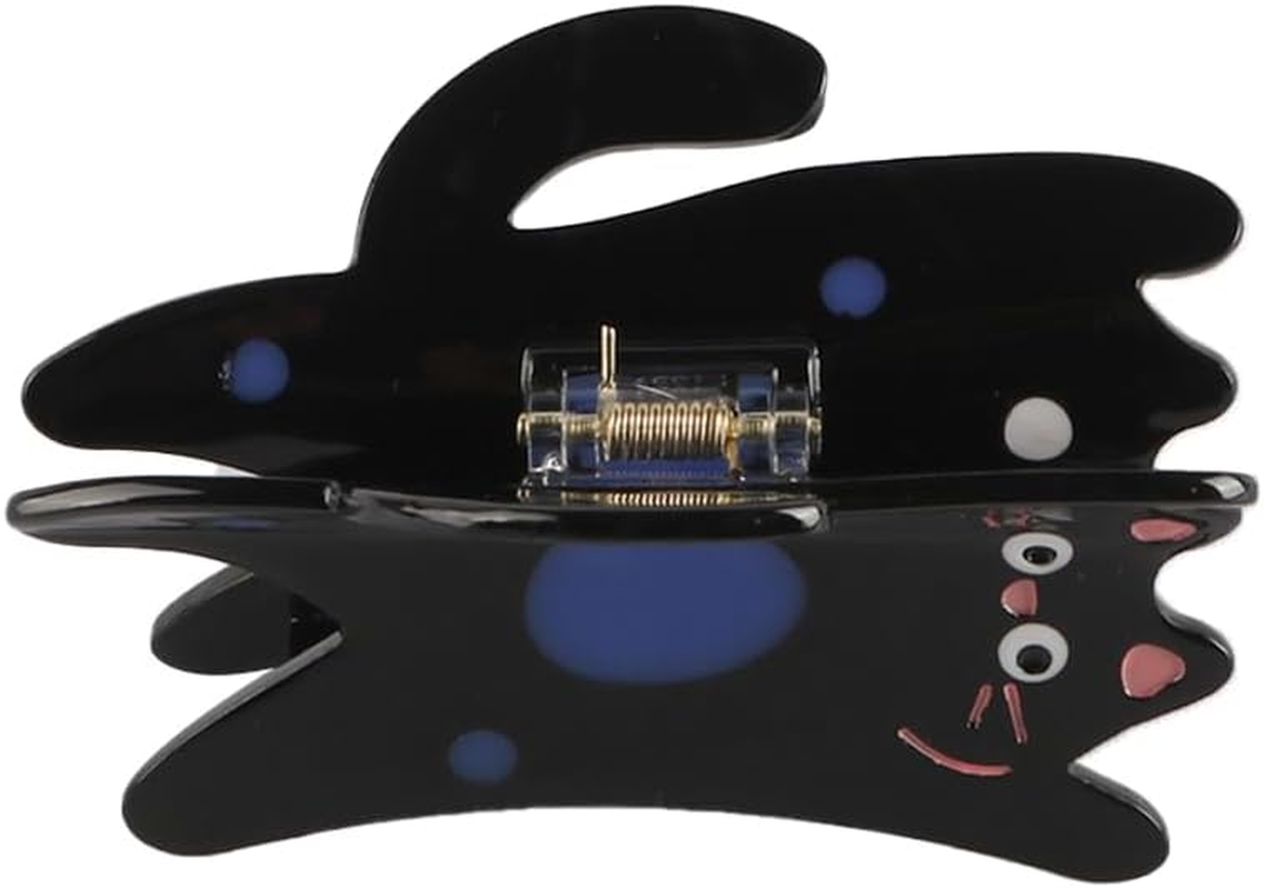 Namvo 2 PCS Cat Hair Clips Cellulose Acetate Hair Clips Funny Standing Cat Hair Clip Hair Accessories for Women Thick Thin Hair image number 5