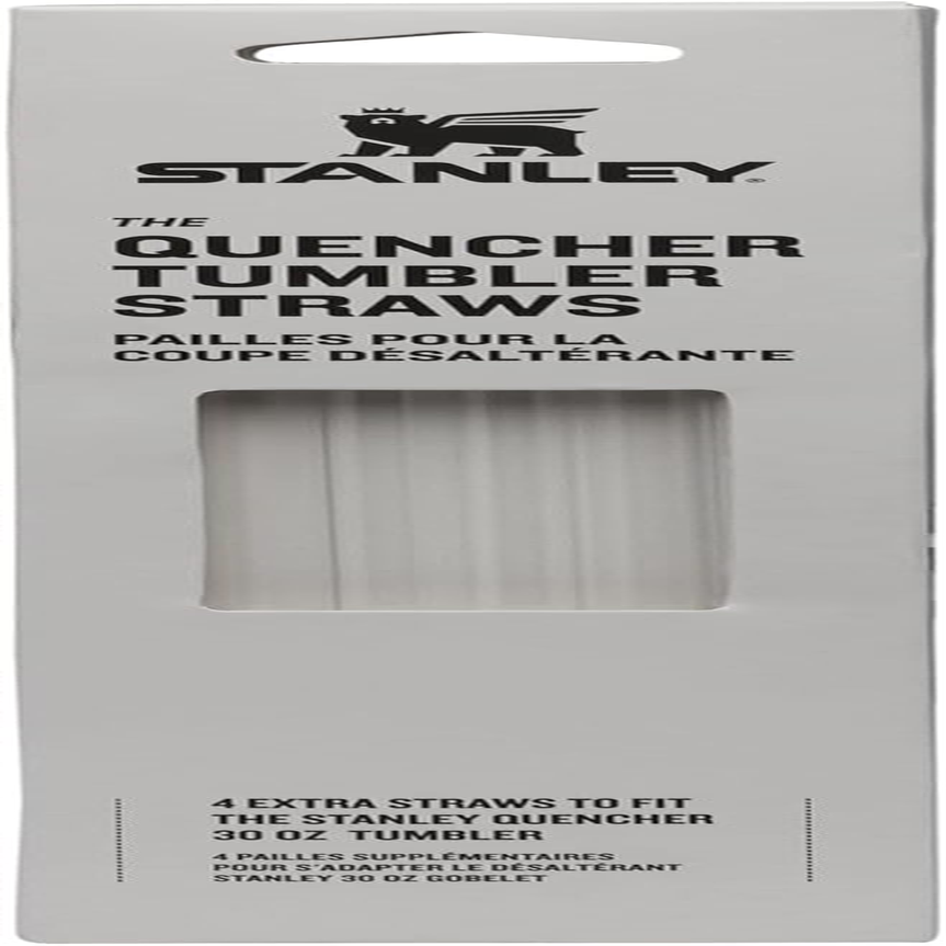 Stanley Reusable Quencher Straws | 4-Pack of Bpa-Free, Reusable Straws for Clean Drinking | Perfect for Stanley'S 40Oz Tumblers | Clear image number 2