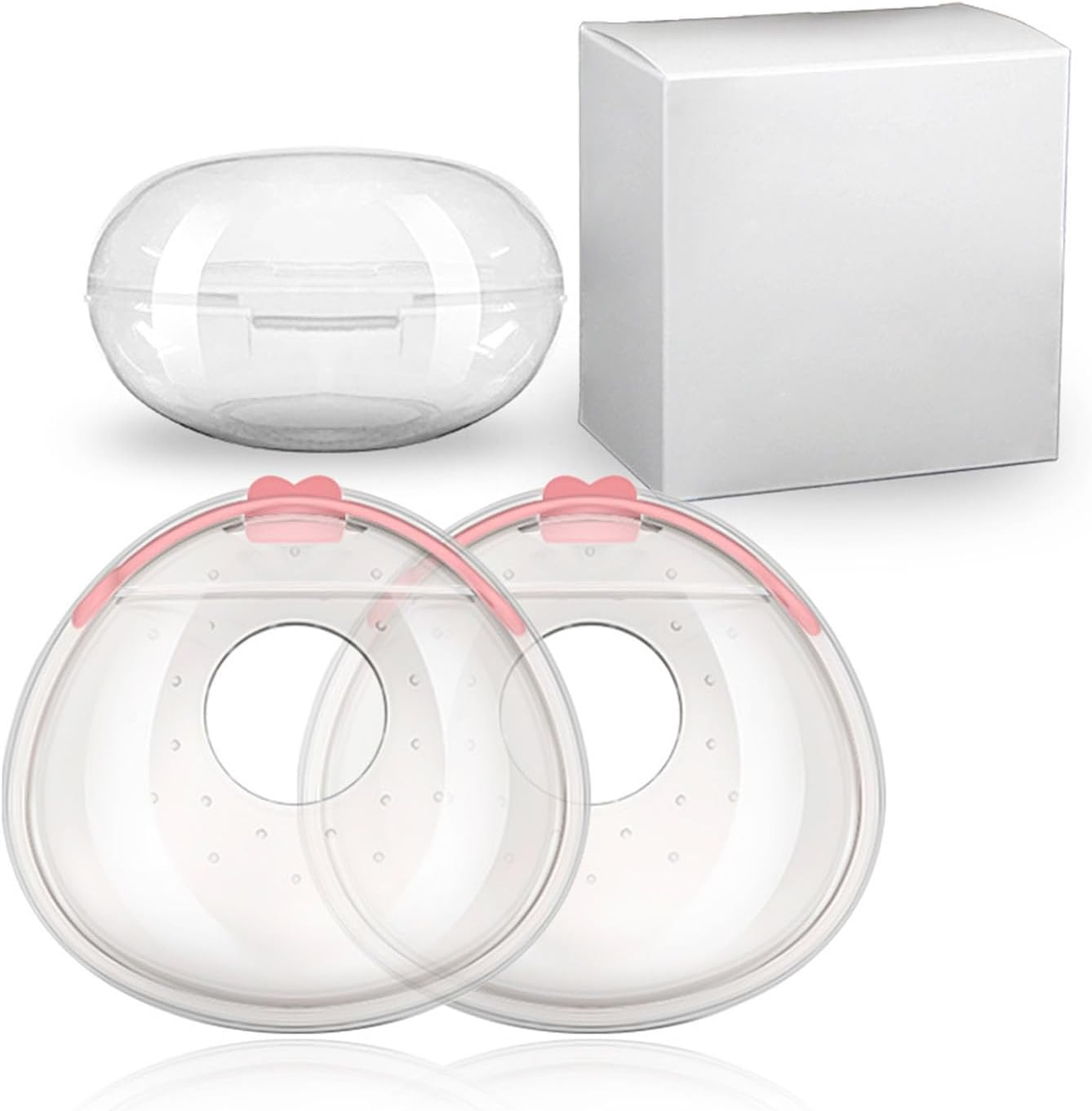 WADY 2Pack Milk Collector, Ladybug Milk Collector, Silicone Breast Milk Collector,Breast Shells Nursing Cup,Milk Collectors for Breastfeeding,Extra-Soft and Reusable Nipple Shells Protect Sore Nipples image number 6