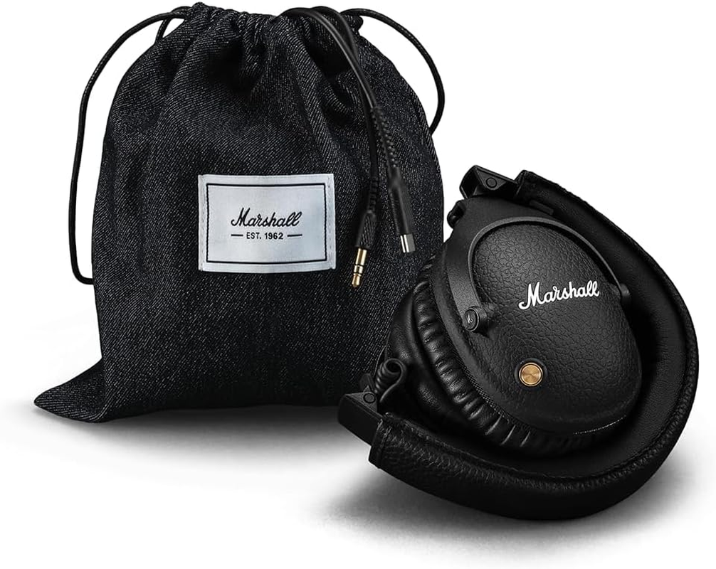 Marshall Monitor ANC Wireless Over-Ear Headphones (Black) image number 1