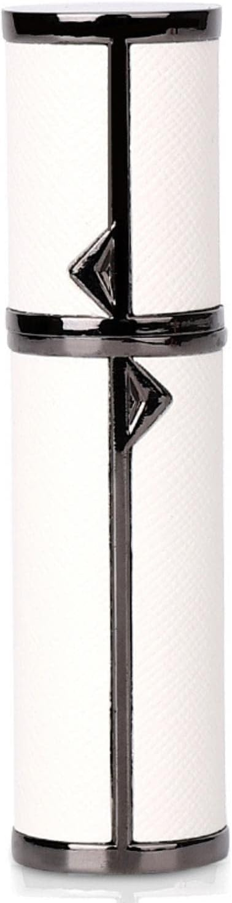 BRARIOS Refillable Portable Mini Perfume Atomiser for Travel, 5Ml Luxury Empty Leakproof Pump Perfume Spray Bottle Atomiser for Man and Woman (White(Bk))