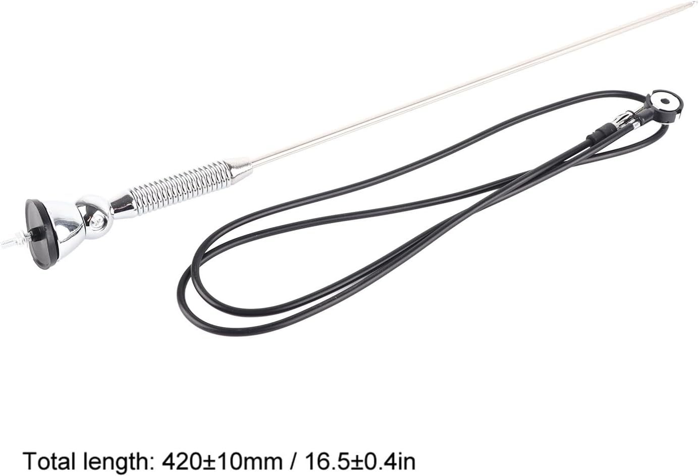 Gorgeri for Vintage Antenna Car Antenna, 18.5 Universal Car Roof Fender Radio AM/FM Aerial Antenna 180Swivel image number 6