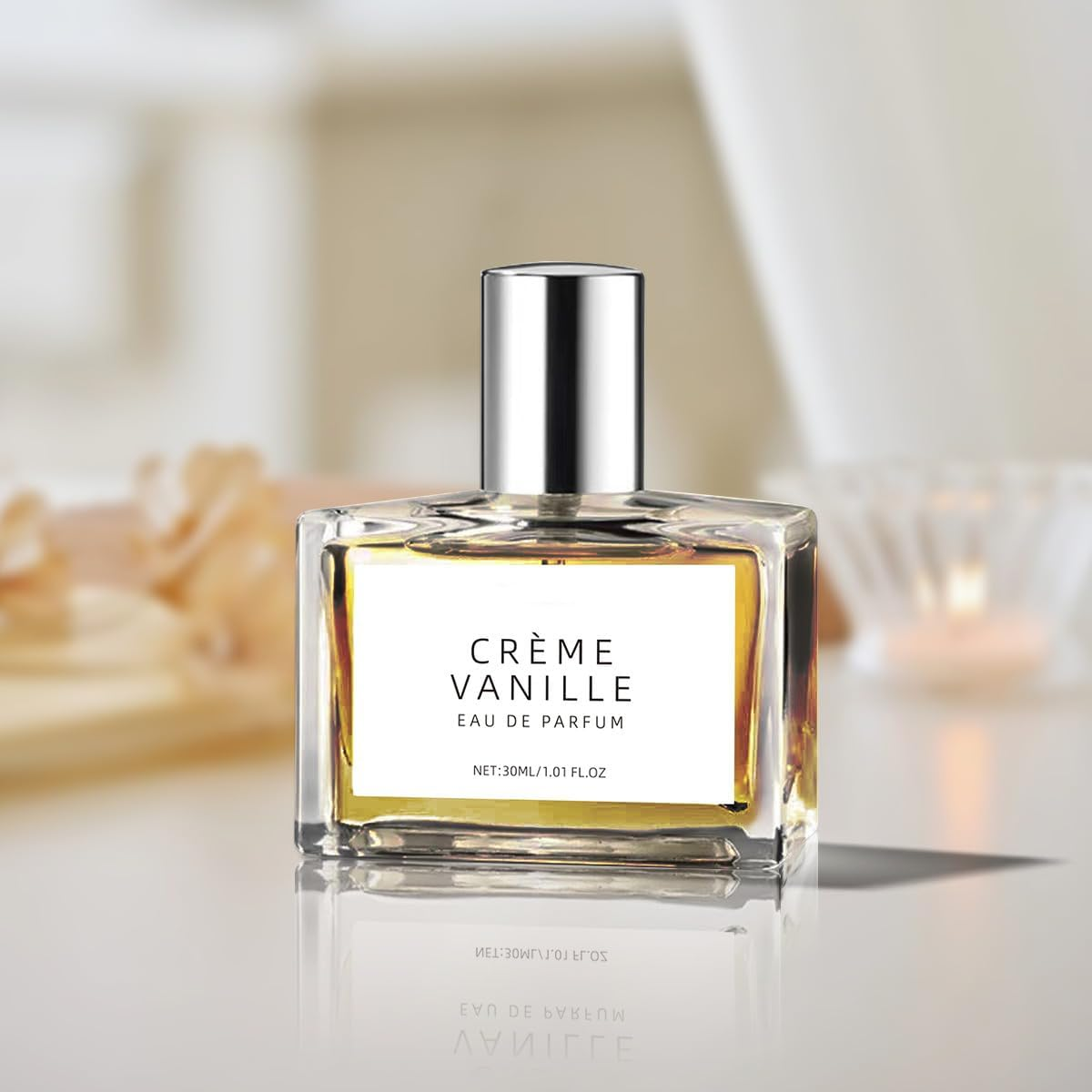 Cr&egrave;me Vanille Eau De Parfum 30Ml /1.01 FL.OZ| Alcohol-Free Vanilla Cream Perfume Spray | Long Lasting Sweet Gourmand Fragrance for Women | Cosy & Comforting Scent-Rzxs0062 (Vanilla Cream)