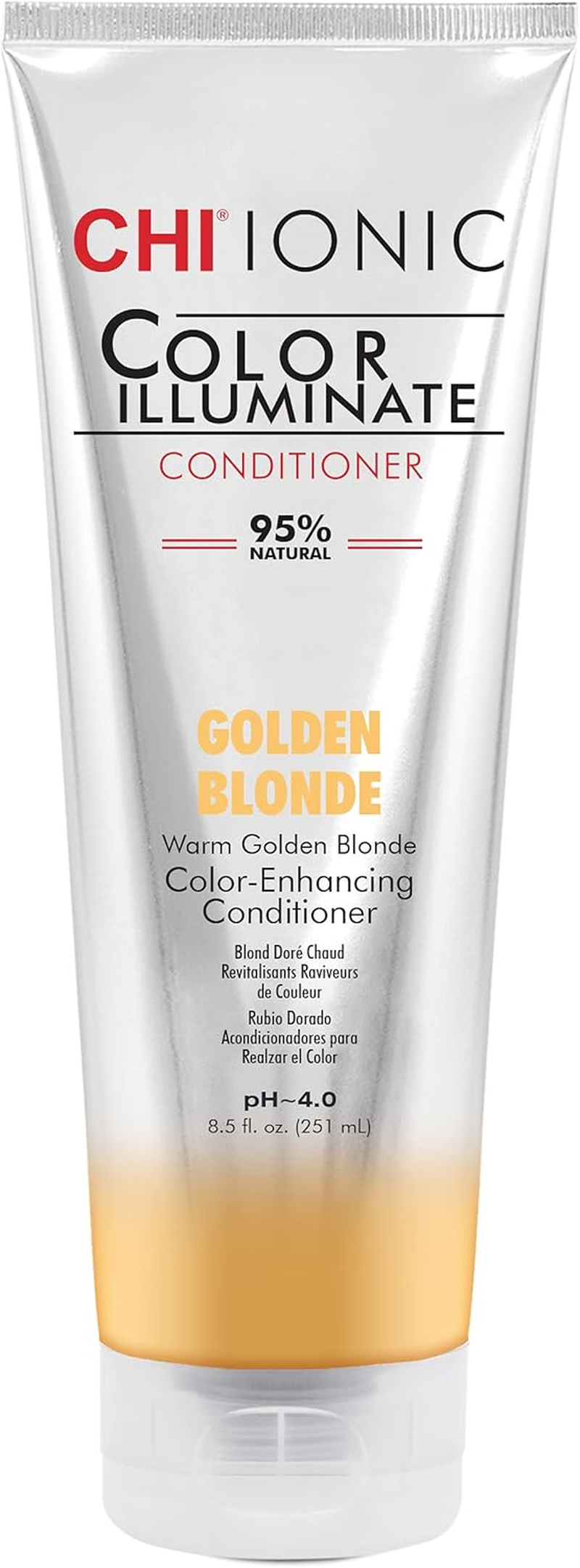 CHI Ionic Colour Illuminate Conditioner, Red Auburn, 251Ml