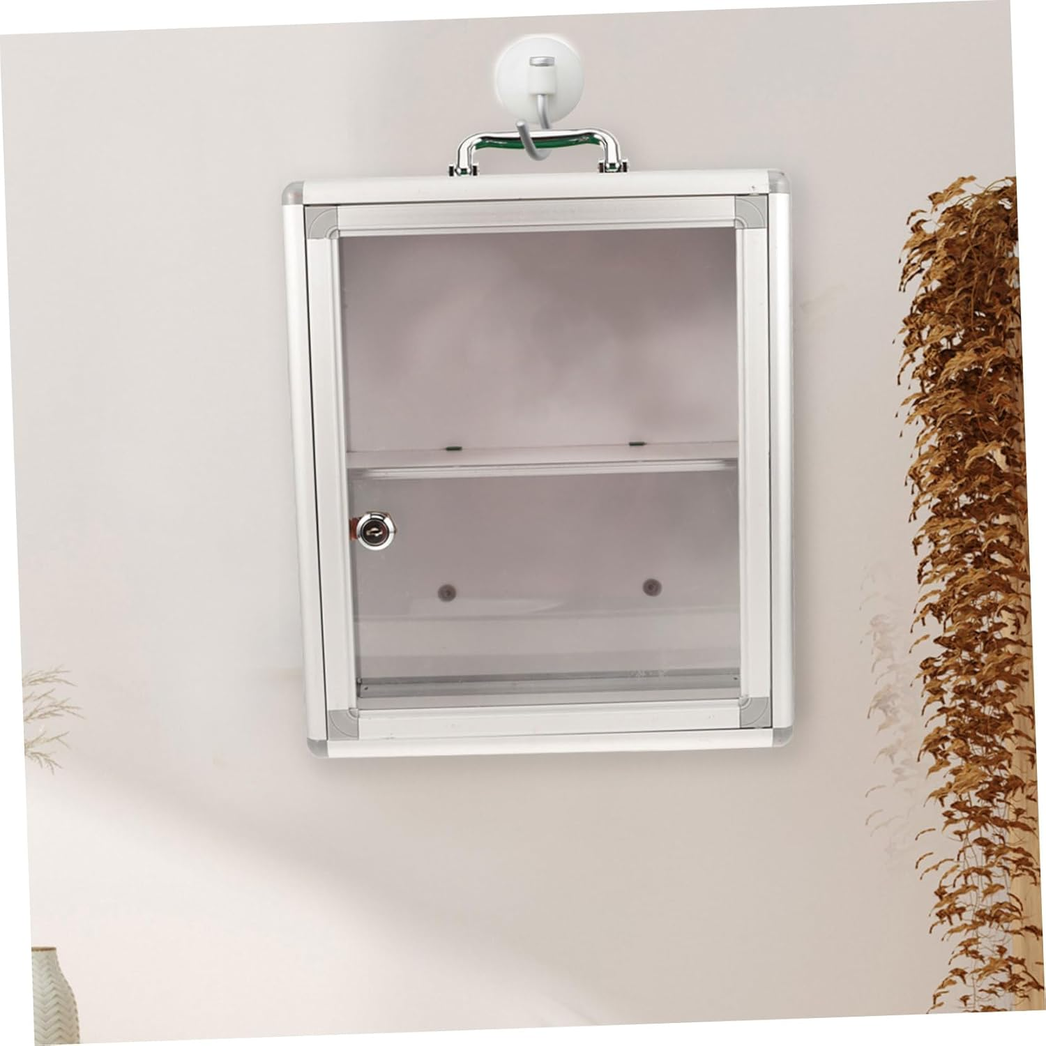 Garneck Wall-Mounted First Aid Medicine Cabinet Large Capacity Emergency Storage Organizer for Sturdy Design Convenient for and Sports Teams