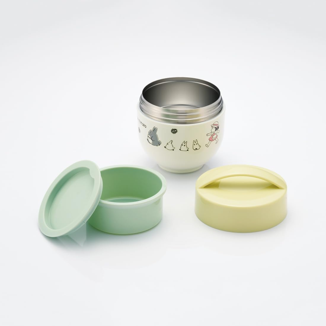 Skater LDNC6AG-A Antibacterial Insulated Lunch Box, Rice Bowl Shape, Lunch Jar, 19.3 Fl Oz (540 Ml), My Neighbor Totoro, March, Studio Ghibli image number 3