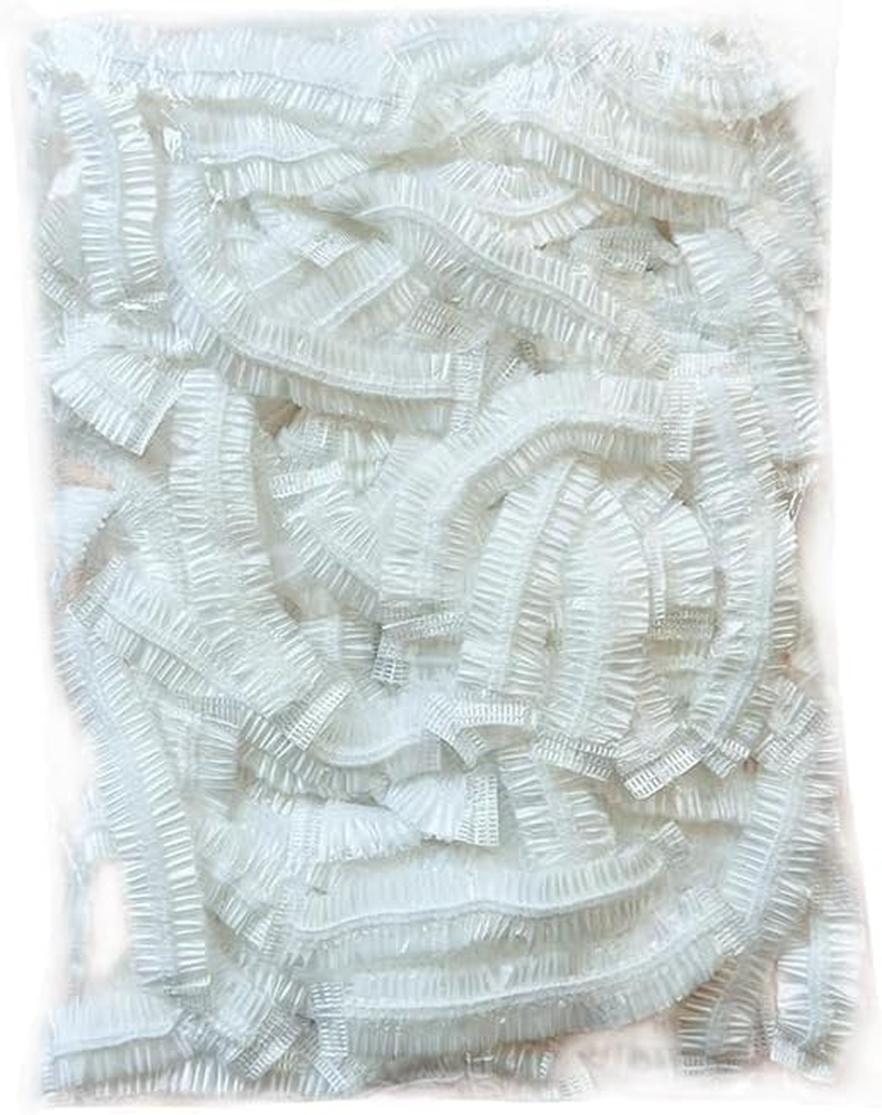 Large Waterproof Shower Caps &ndash; Elastic Disposable Hair Covers for Bath, Spa & Travel, Multi-Purpose Protective Caps for Home, Salon, Hotel(100-Pack)