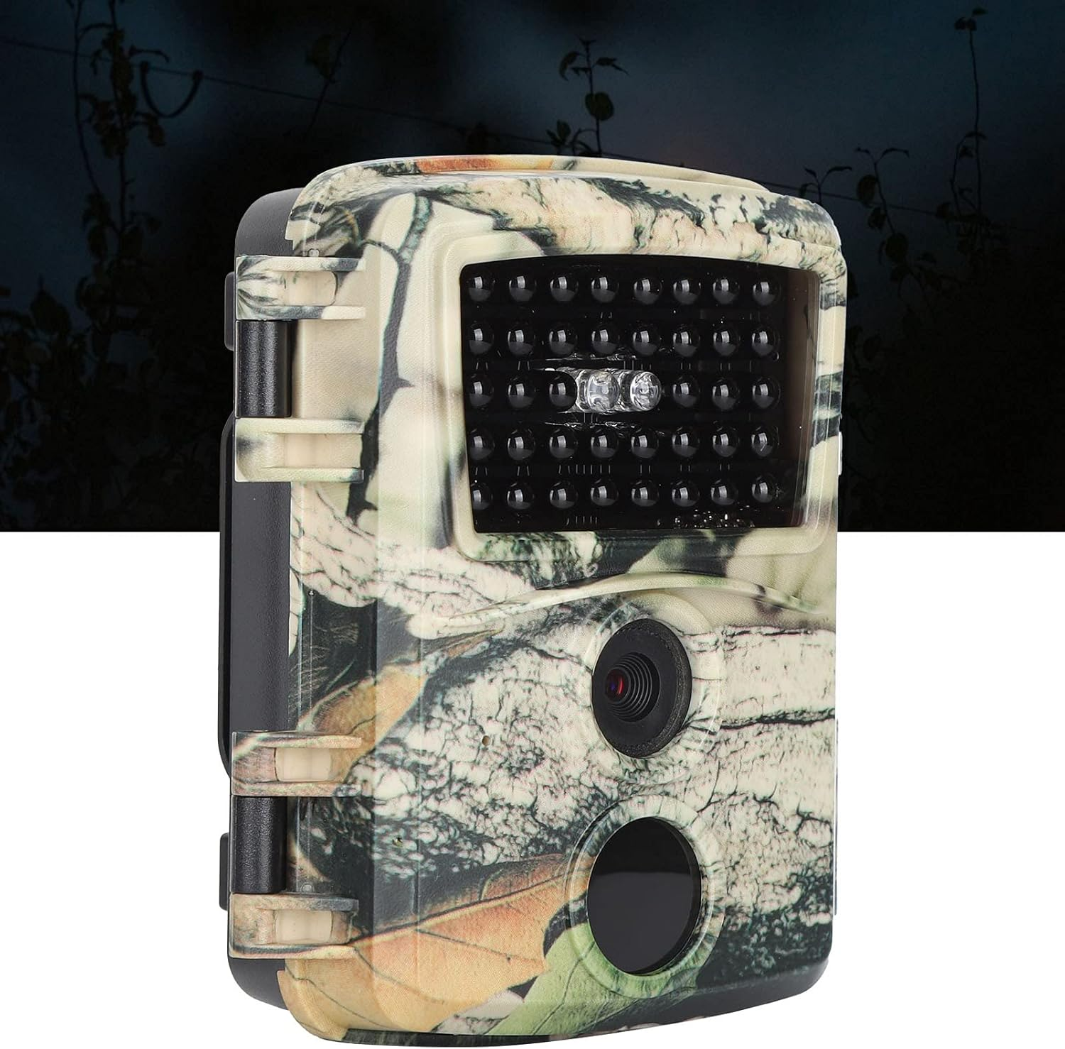 Mini Trail Camera, 12MP 1080P Waterproof Game Cam with PIR Sensor and Wide Lens Angle for Wildlife Monitoring Hunting(Pr600C)