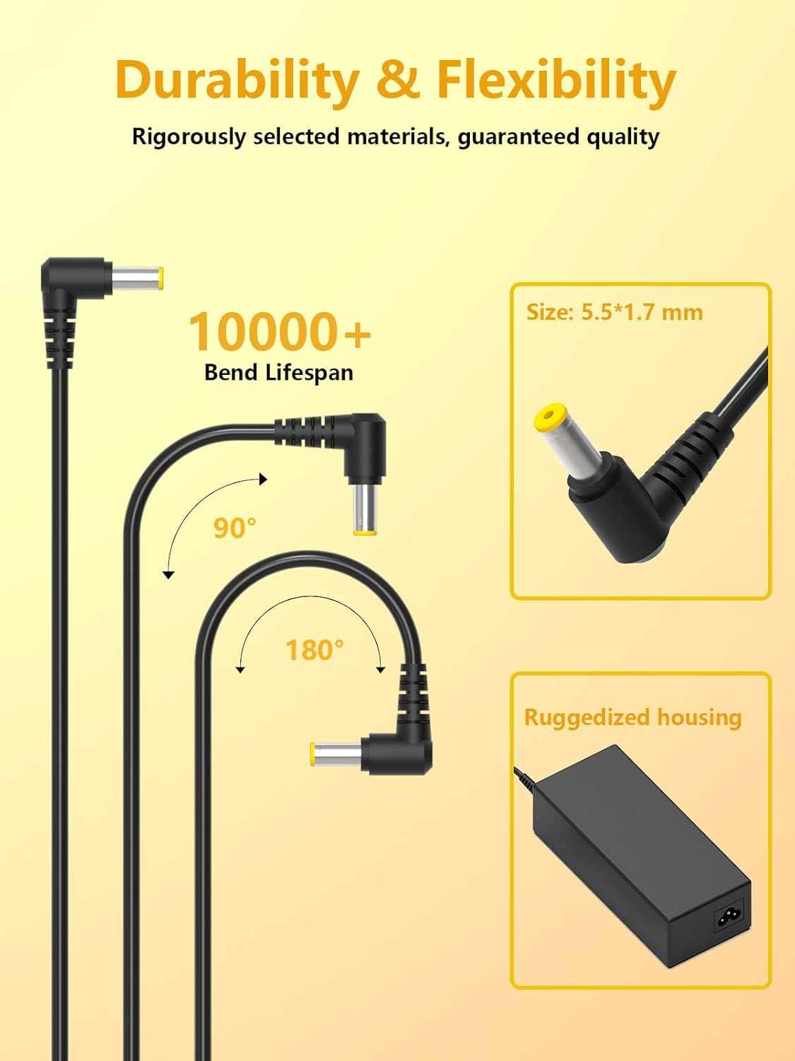 135W AC Laptop Charger Compatible with Acer Nitro 5 7 Gaming N18C3 N18C4 ADP-135KB T AN515-51 AN515-41 AN515-53 AN515-52 AN515-43 AN515-54 AN517-51 N18C4 AN515-55-53AG AN515-44-R99Q AN515-55-52KW image number 2